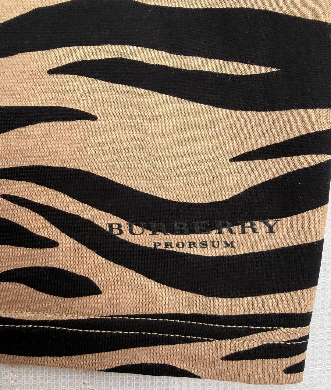 Burberry Burberry Prorsum T-Shirt Animal Print Stripes Beige Men's Size US S / EU 44-46 / 1 - 4 Thumbnail