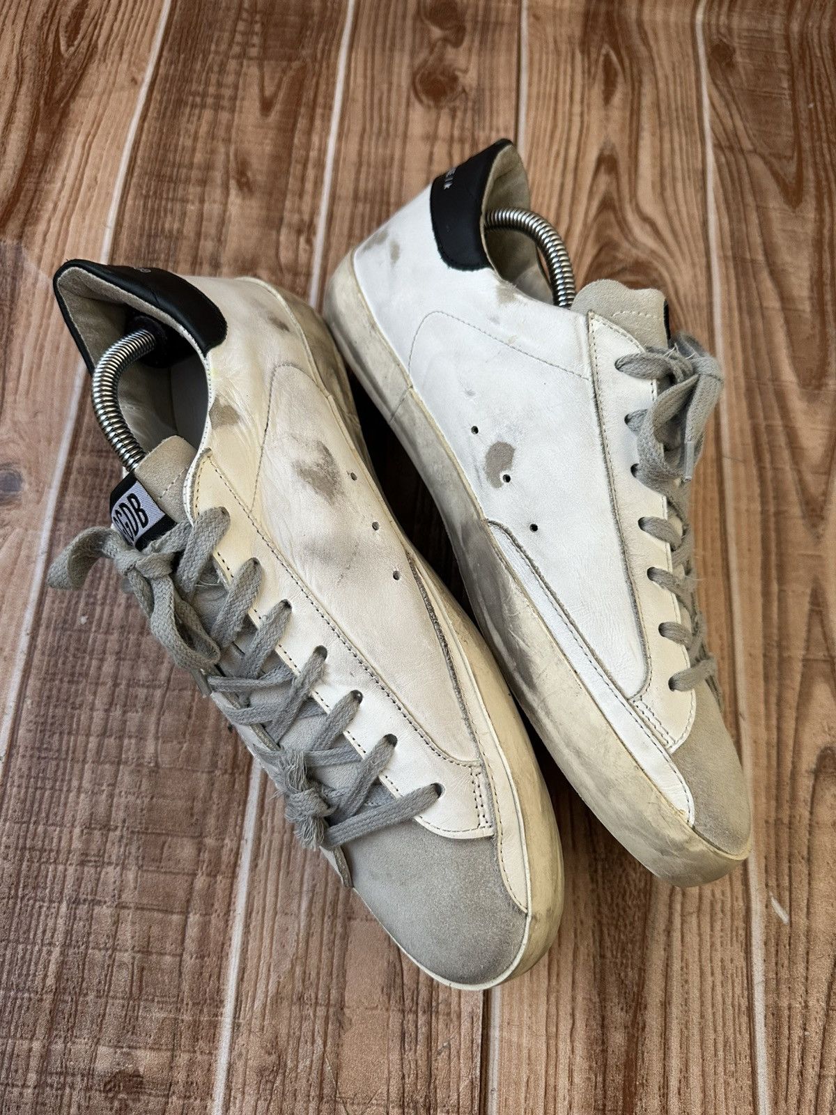 Golden Goose Golden Goose ‘Have a Golden Day’ White Leather/Suede Lowtops Size US 10 / EU 43 - 9 Thumbnail