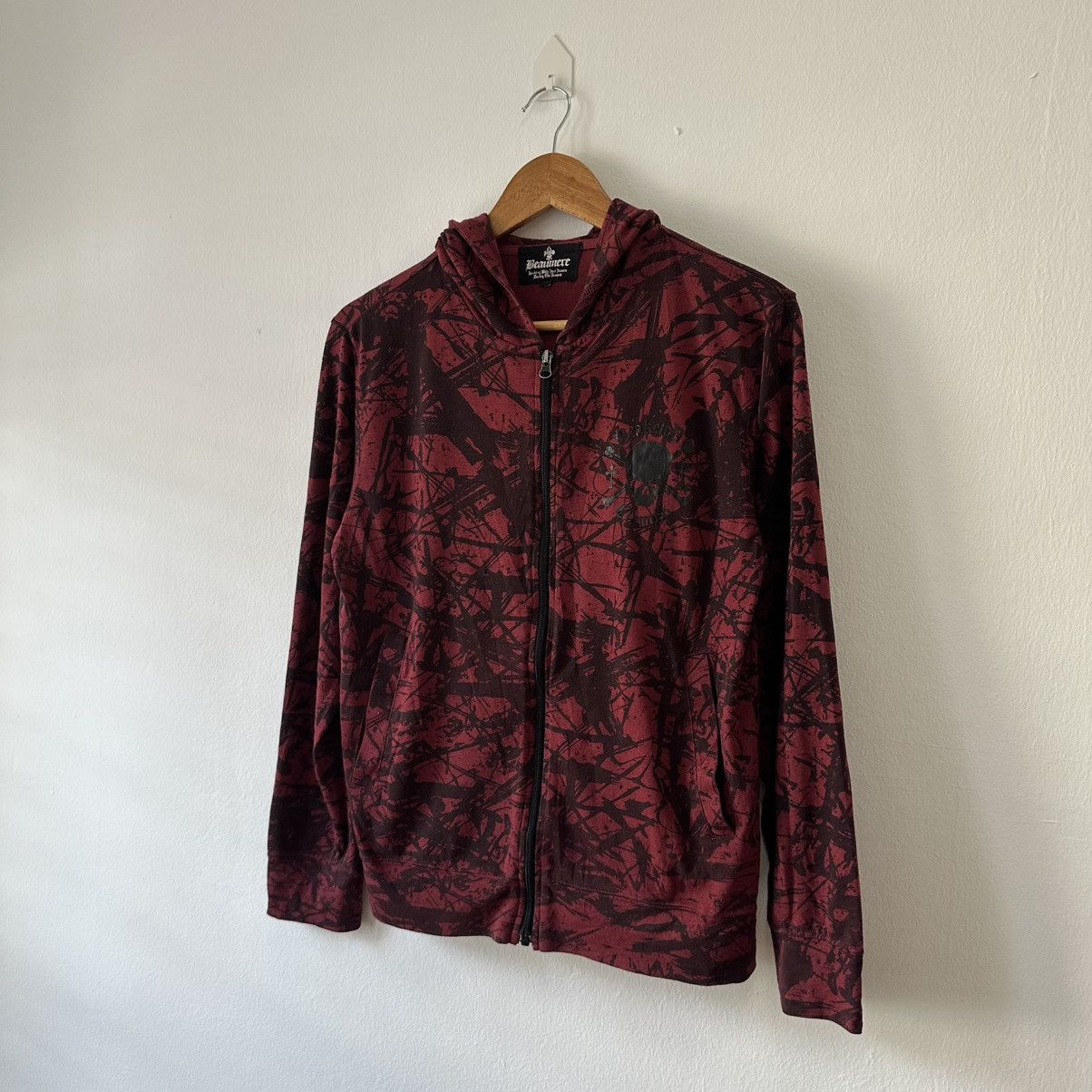 Beaumere Beaumere Skull Splash Zipper Hoodie Size US M / EU 48-50 / 2 - 3 Thumbnail