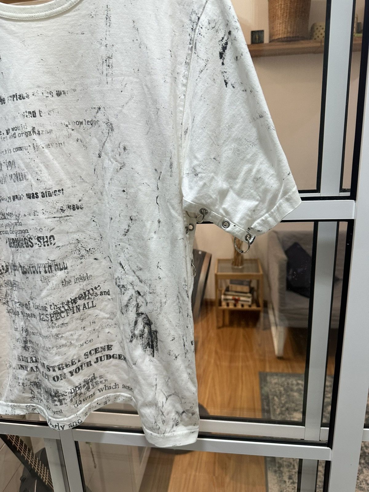Seditionaries Vintage Bernings Sho Poem Studded/Ring T-Shirt Size US M / EU 48-50 / 2 - 20 Thumbnail