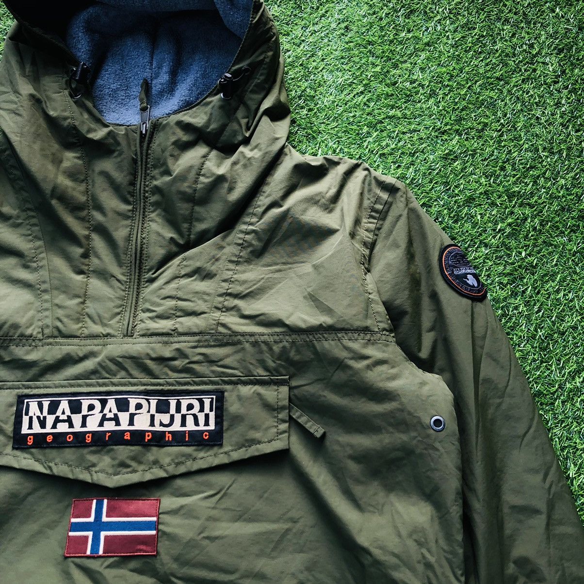Napapijri Napapijri Geographic Rainforest Anorak Jacket Size US XXL / EU 58 / 5 - 3 Thumbnail