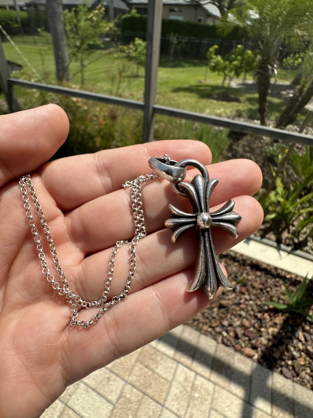 Chrome Hearts Chrome Hearts Cross Pendant w/ Bale | Grailed