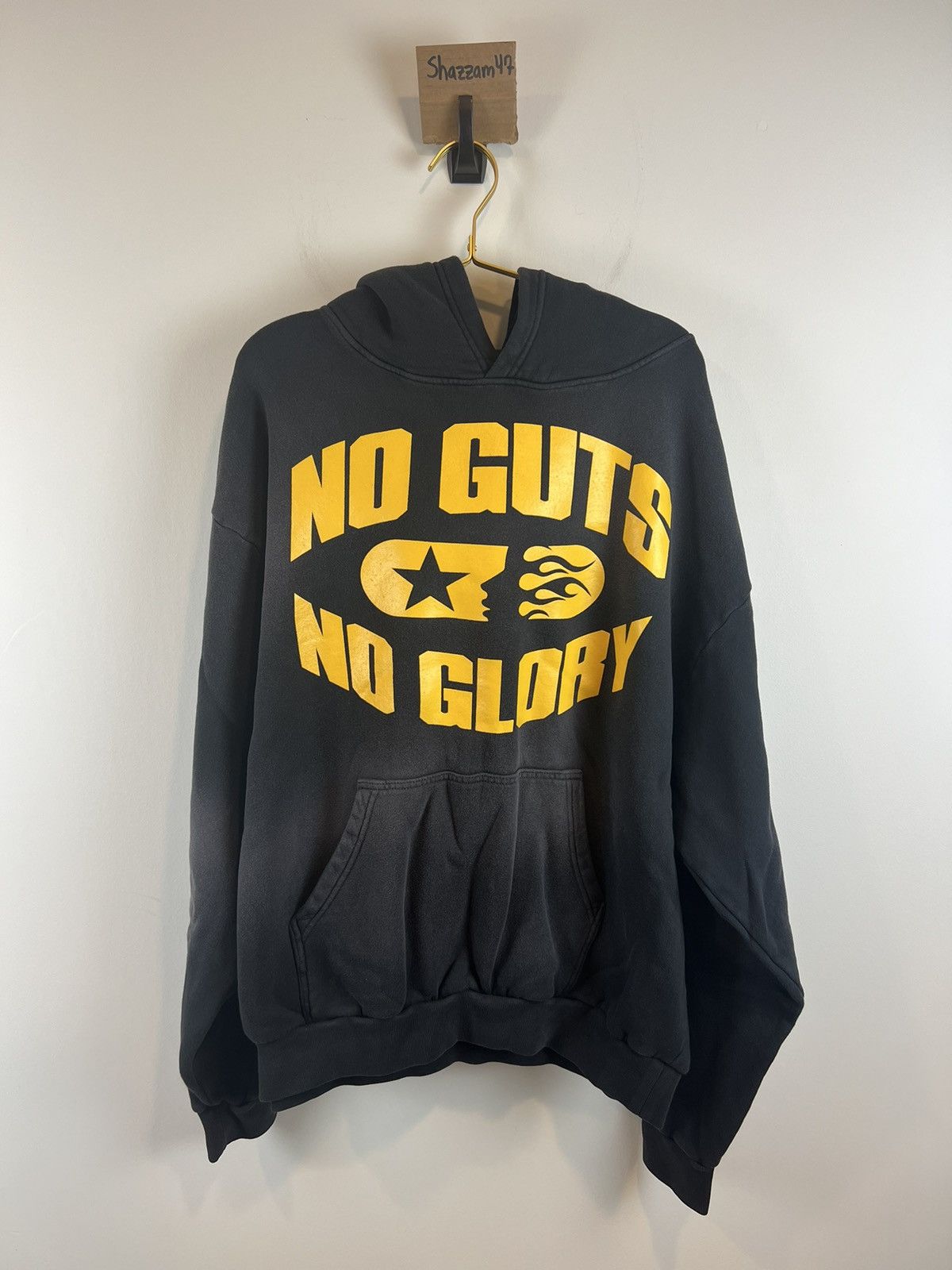 HELLSTAR Hellstar No Guts No Glory Hoodie Black XL | Grailed