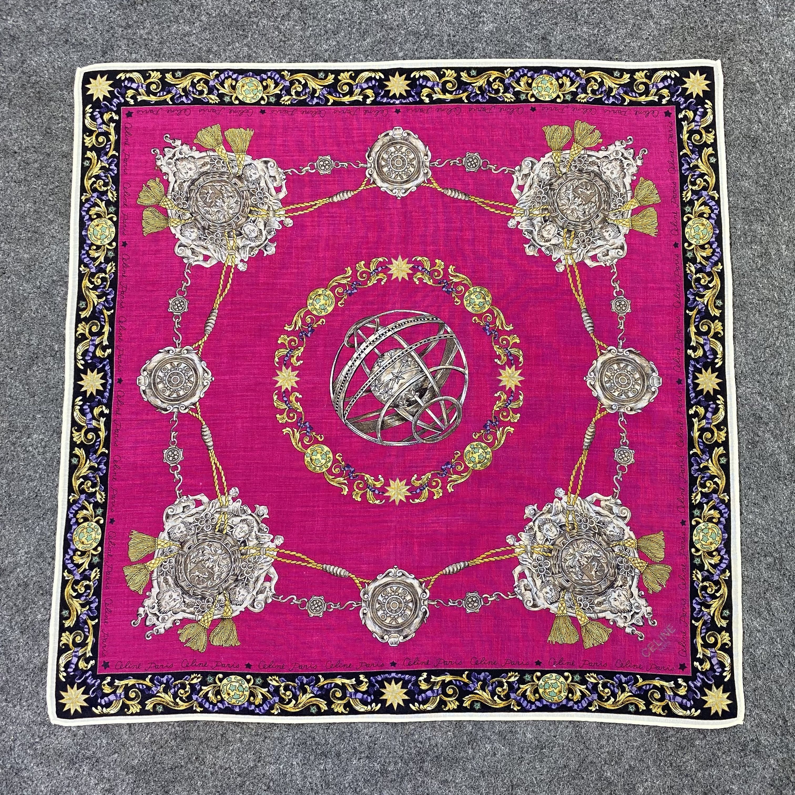 Celine Celine Handkerchief / Bandana / Neckerchief-B2095 Size ONE SIZE - 3 Thumbnail