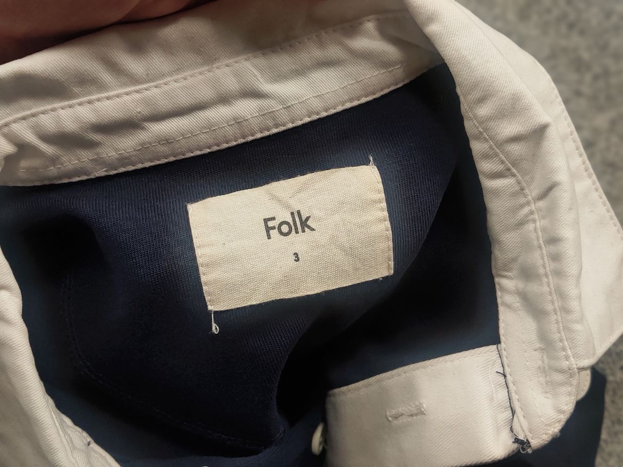 Folk Folk Minimalist Logo Long sleeve Cotton rugby Polo shirt Size US L / EU 52-54 / 3 - 12 Thumbnail
