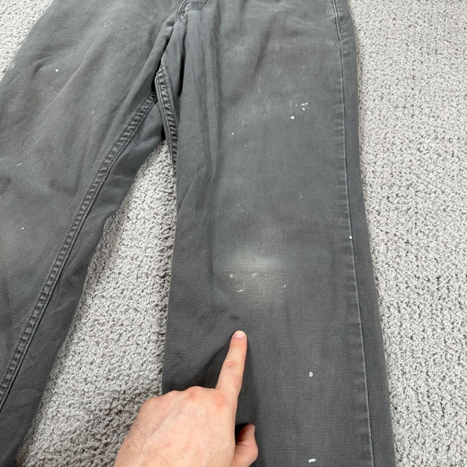 Carhartt Carhartt Rugged Flex Relaxed Fit Canvas Work Pants Men 30x28 Size US 30 / EU 46 - 8 Thumbnail