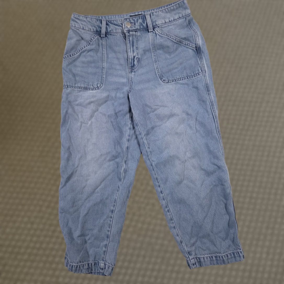Talbots Talbots Summerweight Straight Leg Ankle Denim Jeans Women’s 4P Capri Capris Stretch 5-Pocket Blue XS? 28? 4P 22Inseam? Size 28" / US 6 / IT 42 - 1 Thumbnail