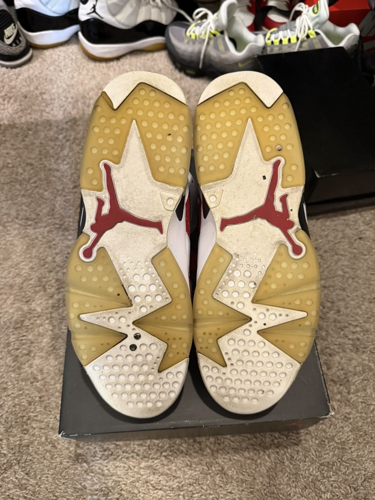 Nike Jordan 6 Carmine Size US 11.5 / EU 44-45 - 5 Thumbnail