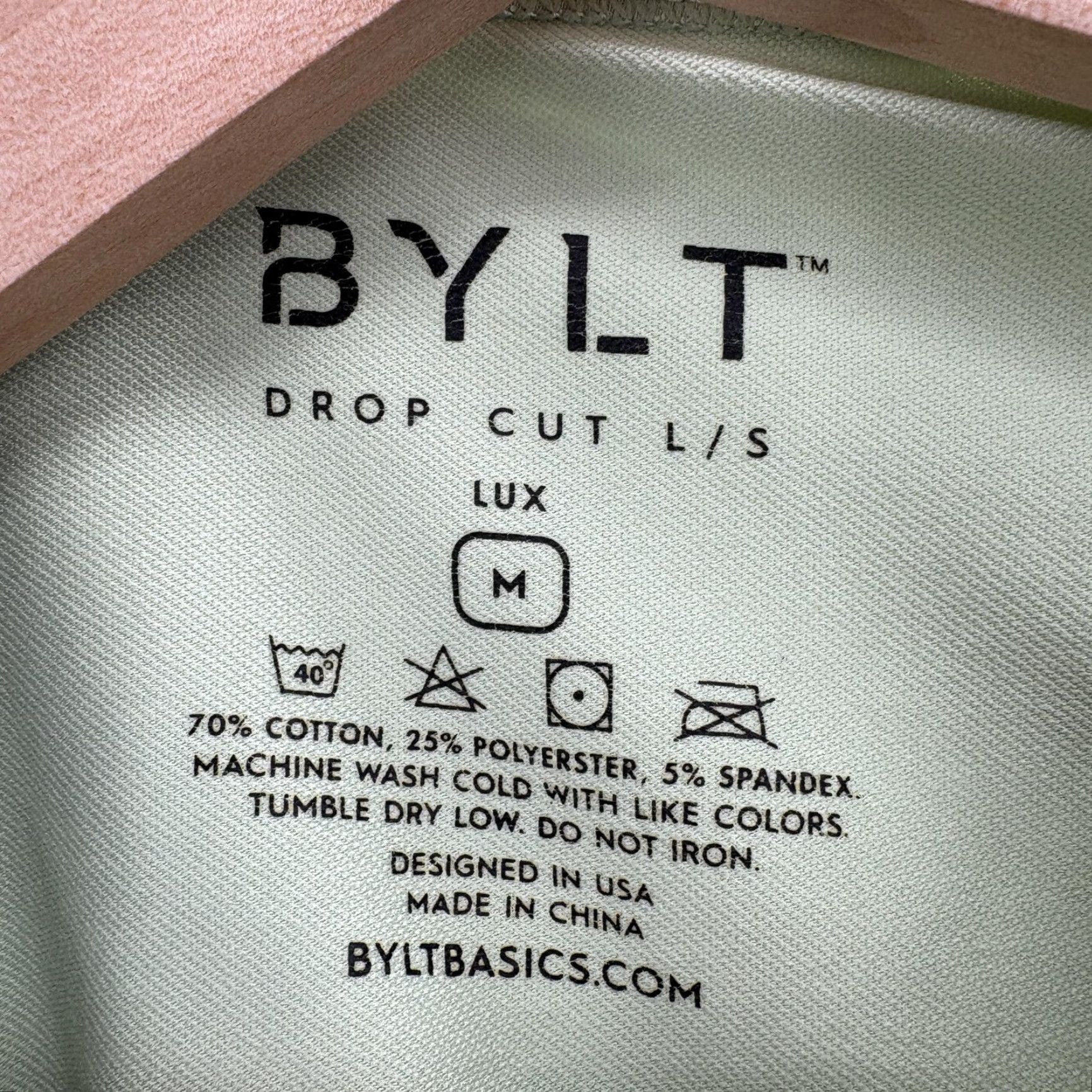 Vintage BYLT Shirt Mens Medium Green Long Sleeve Crewneck Lux Drop-Cut Tee Gym Travel Size US M / EU 48-50 / 2 - 4 Thumbnail