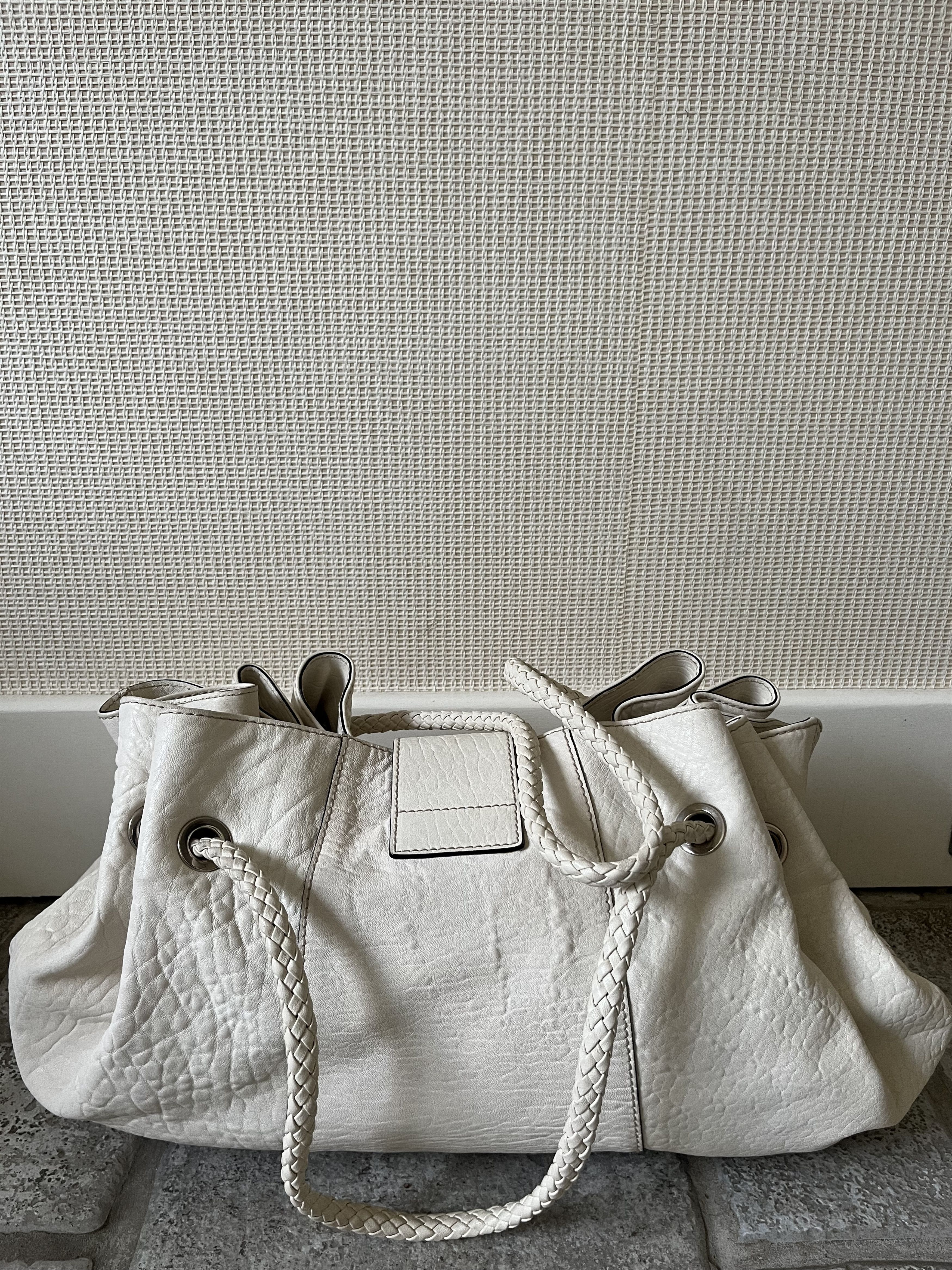 Dolce & Gabbana Dolce&Gabbana Off White D ring flap shoulder bag Size ONE SIZE - 2 Thumbnail