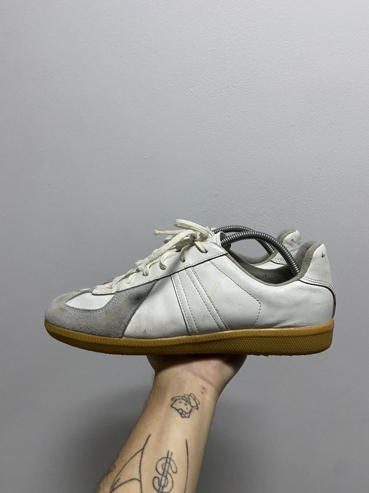 Vintage GAT BW 280 Sport Leather Trainers Vintage Shoes Sneakers Size US 10.5 / EU 43-44 - 4 Thumbnail