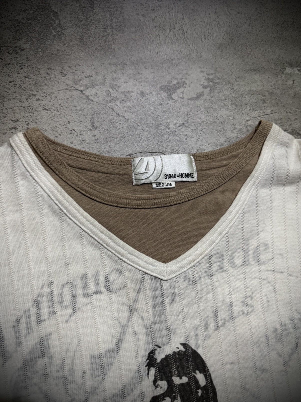 Hysteric Glamour Y2k 31040=Homme double layer ifsixwasnine poem tshirt Size US M / EU 48-50 / 2 - 4 Thumbnail