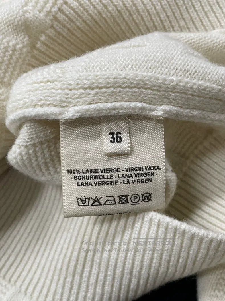 Hermes Hermes White H logo full-print long-sleeve sweater Size XS / US 0-2 / IT 36-38 - 5 Thumbnail