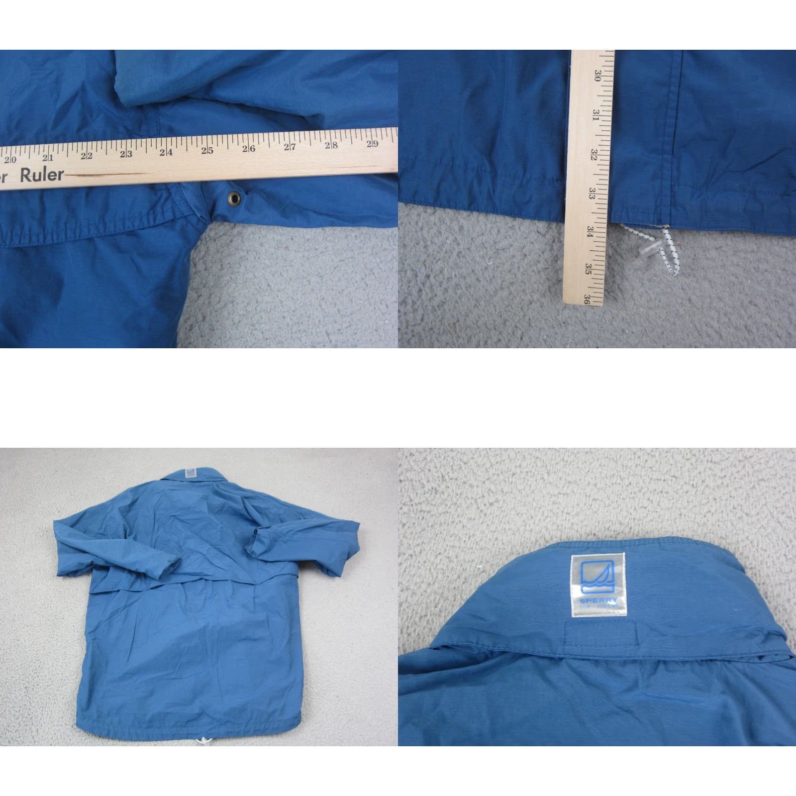 Sperry VINTAGE Sperry Topsider Jacket XL Windbreaker Full Zip Men Regular Blue Nylon Softshell 90s Retro Outdoors Hiking Windbreaker Size US XL / EU 56 / 4 - 8 Thumbnail