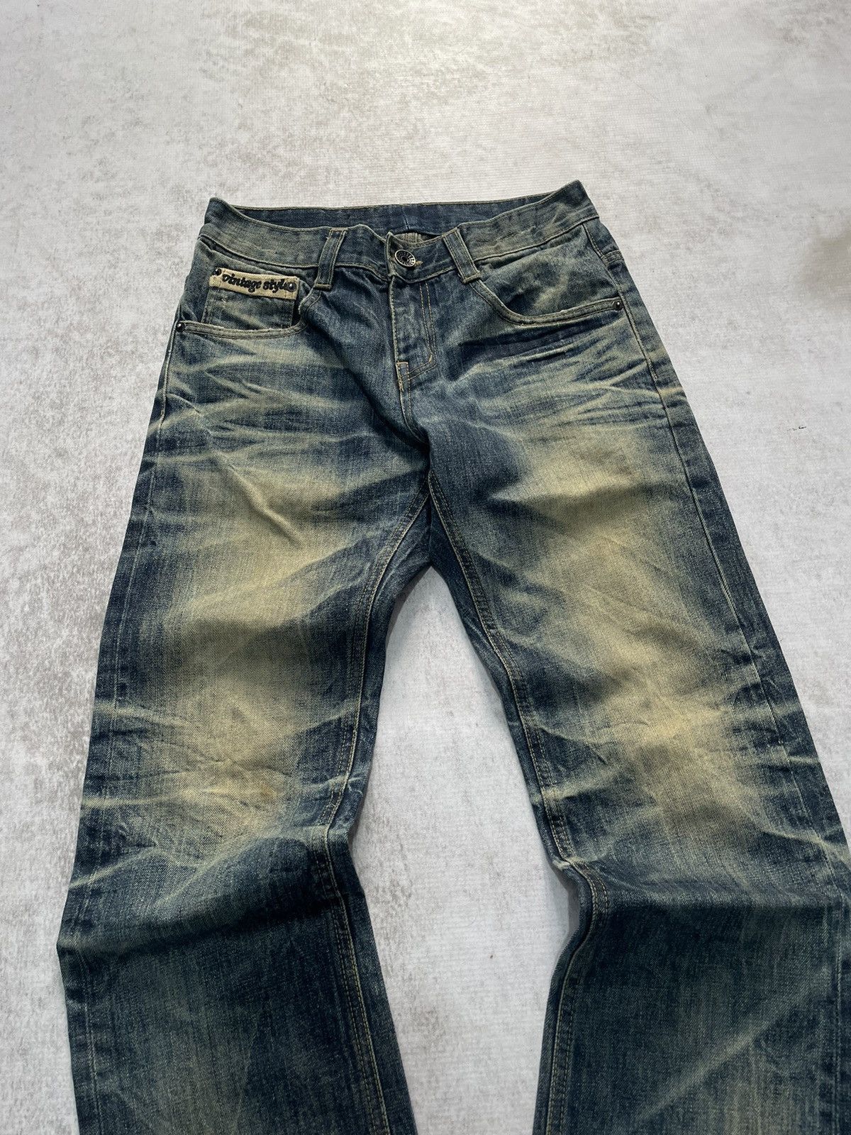 Hysteric Glamour 2000s vintage style japan acid wash denim Y2k style Size US 29 - 2 Thumbnail