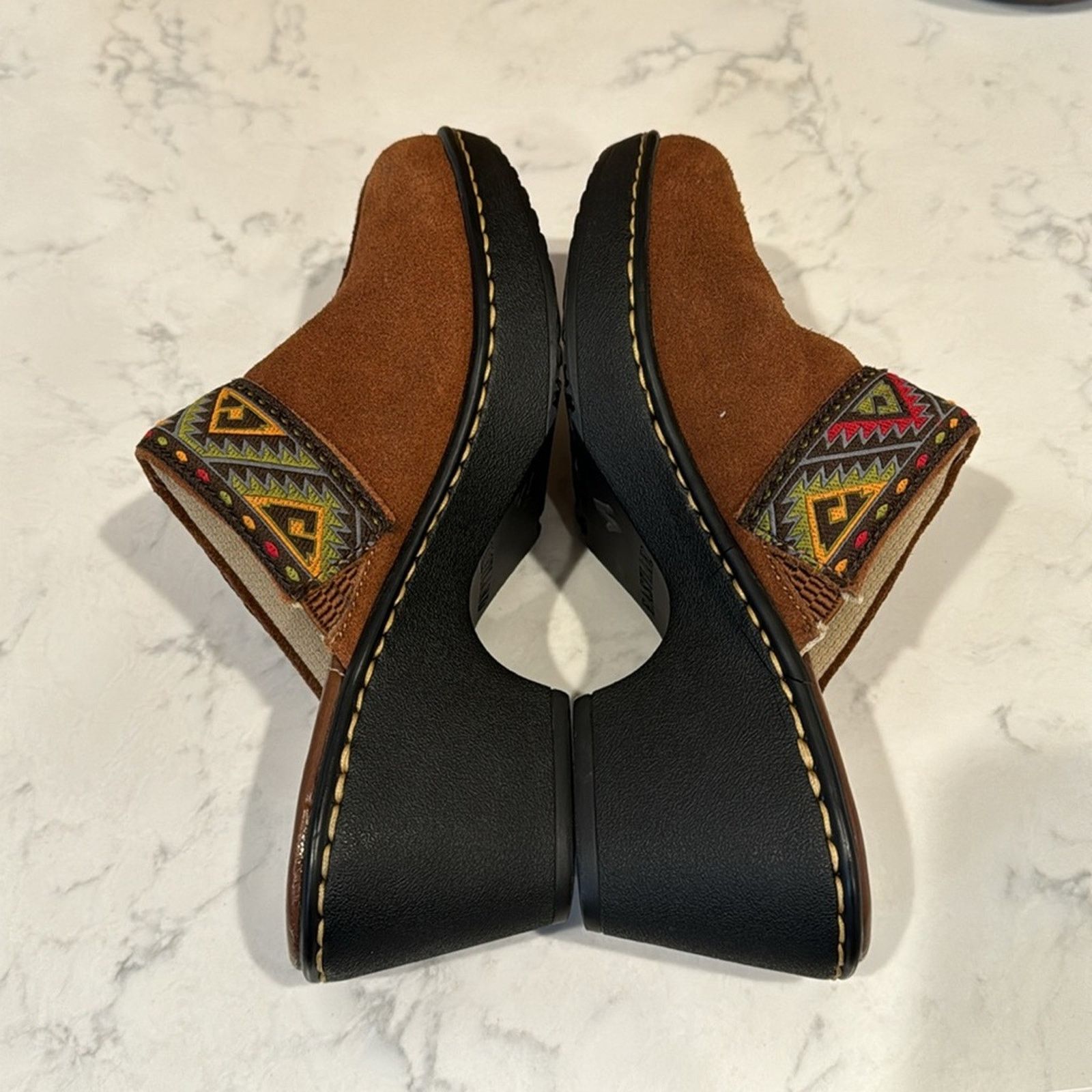 Eastland Eastland Vintage suede Clogs 90s southwestern mule size 7.5 Size US 7.5 / IT 37.5 - 7 Thumbnail