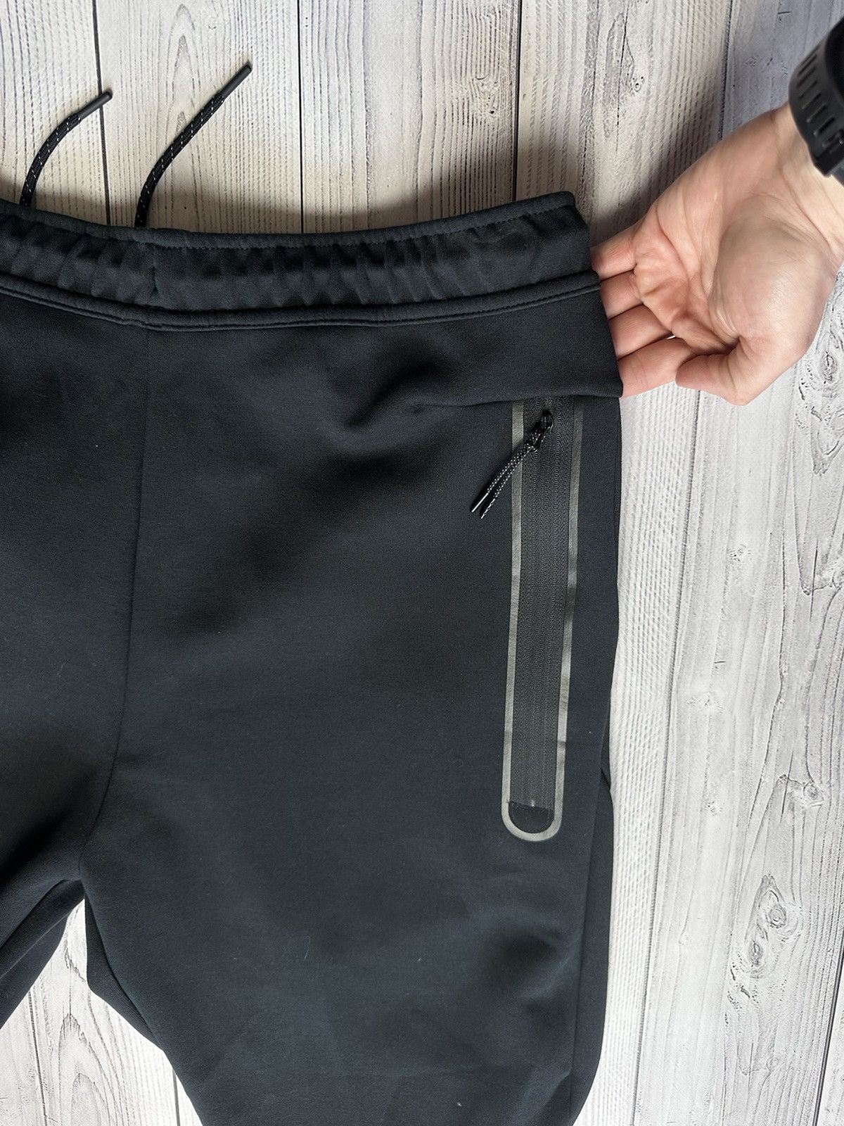 Nike Nike Tech Fleece joggers size XL drill black Size US 36 / EU 52 - 6 Thumbnail