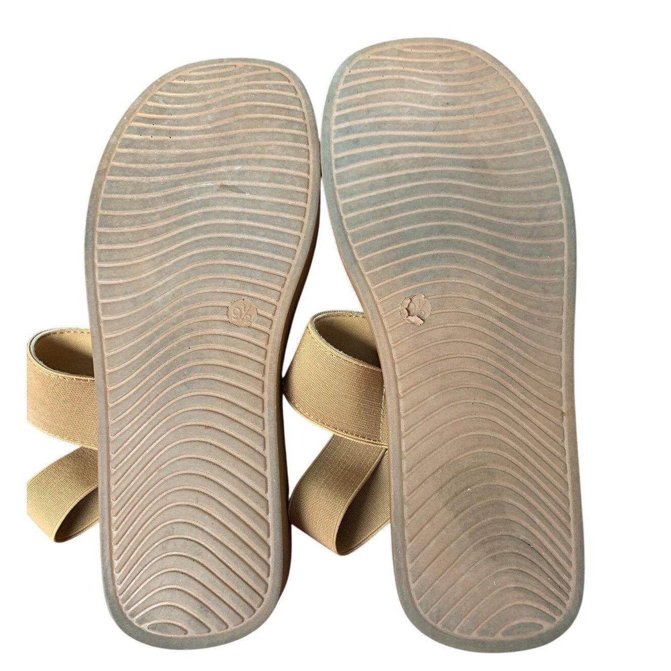 Other Mysoft 9.5 Camel Brown 1.5" Platform Wedge Sandals Size US 9.5 / IT 39.5 - 8 Thumbnail
