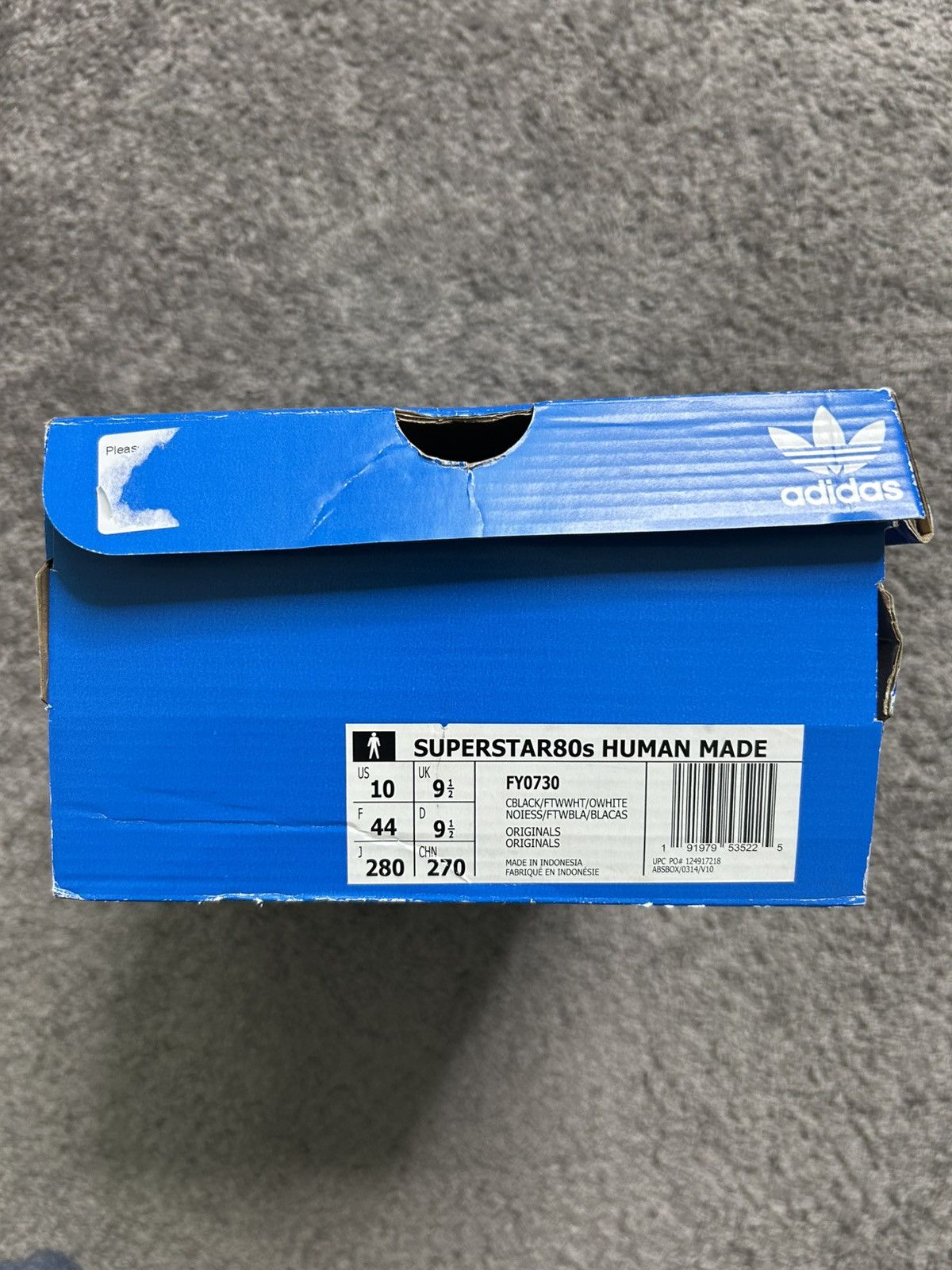 Adidas Adidas Superstar Human Made White Size 10 Size US 10 / EU 43 - 10 Thumbnail