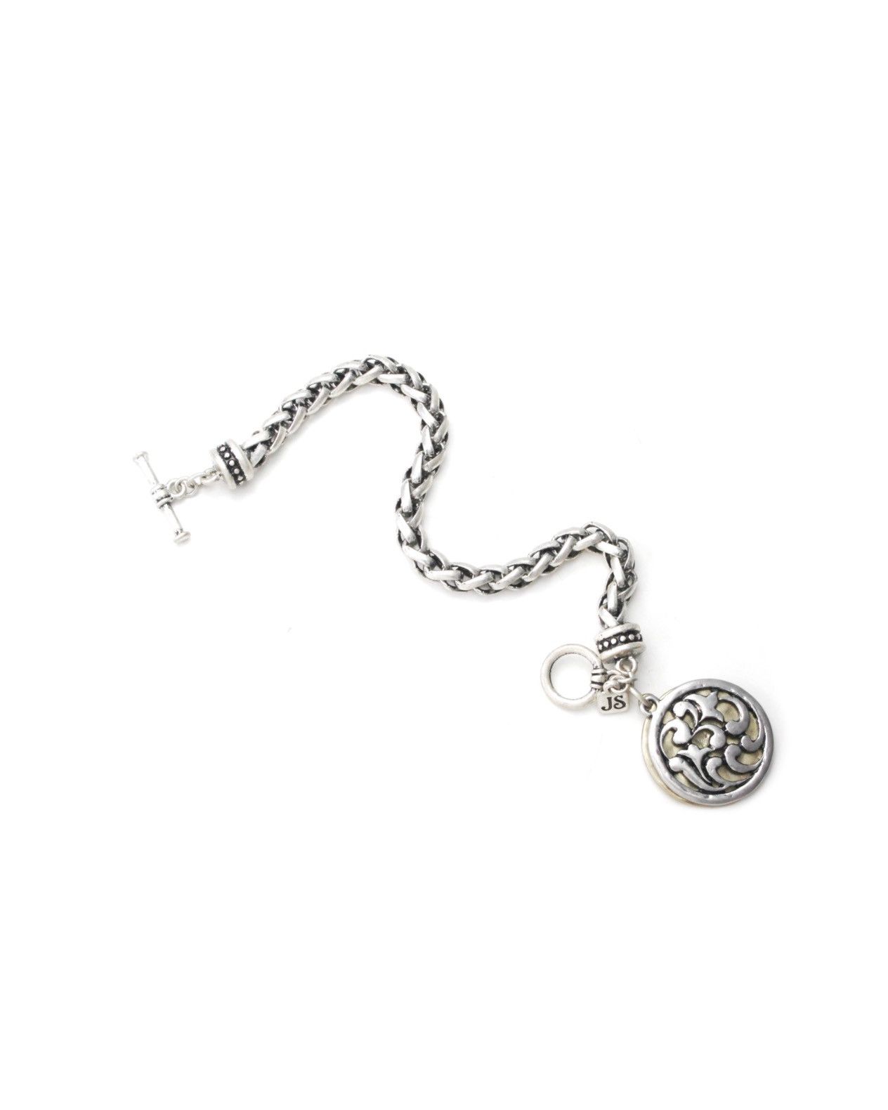 Hysteric Glamour 2000S JIM SHORE SILVER-PLATED STURDY WOVEN CHAIN BRACELET Size ONE SIZE - 2 Thumbnail