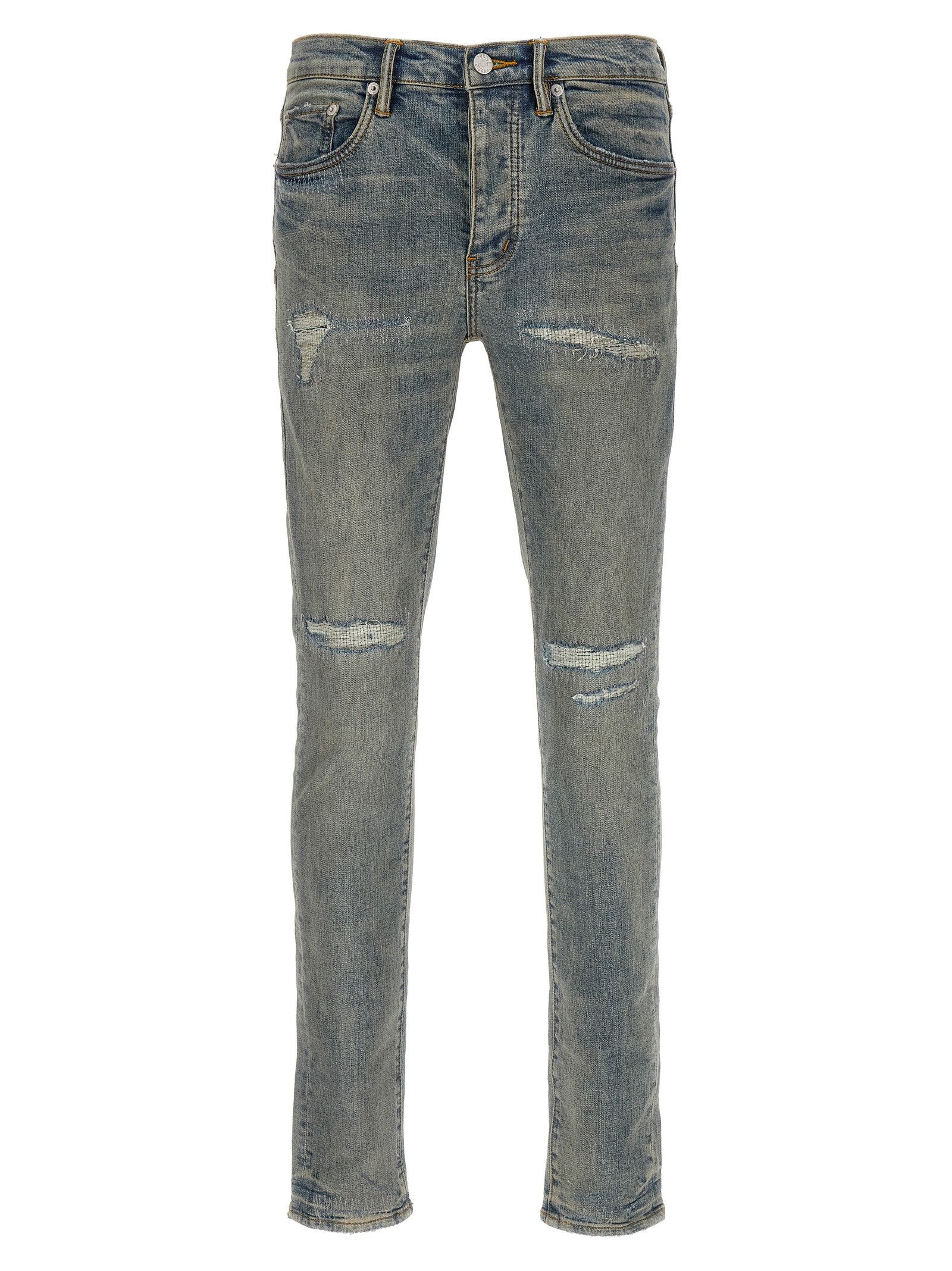 Purple 'P001 Light Blue Vintage' Jeans Size US 31 - 1 Thumbnail