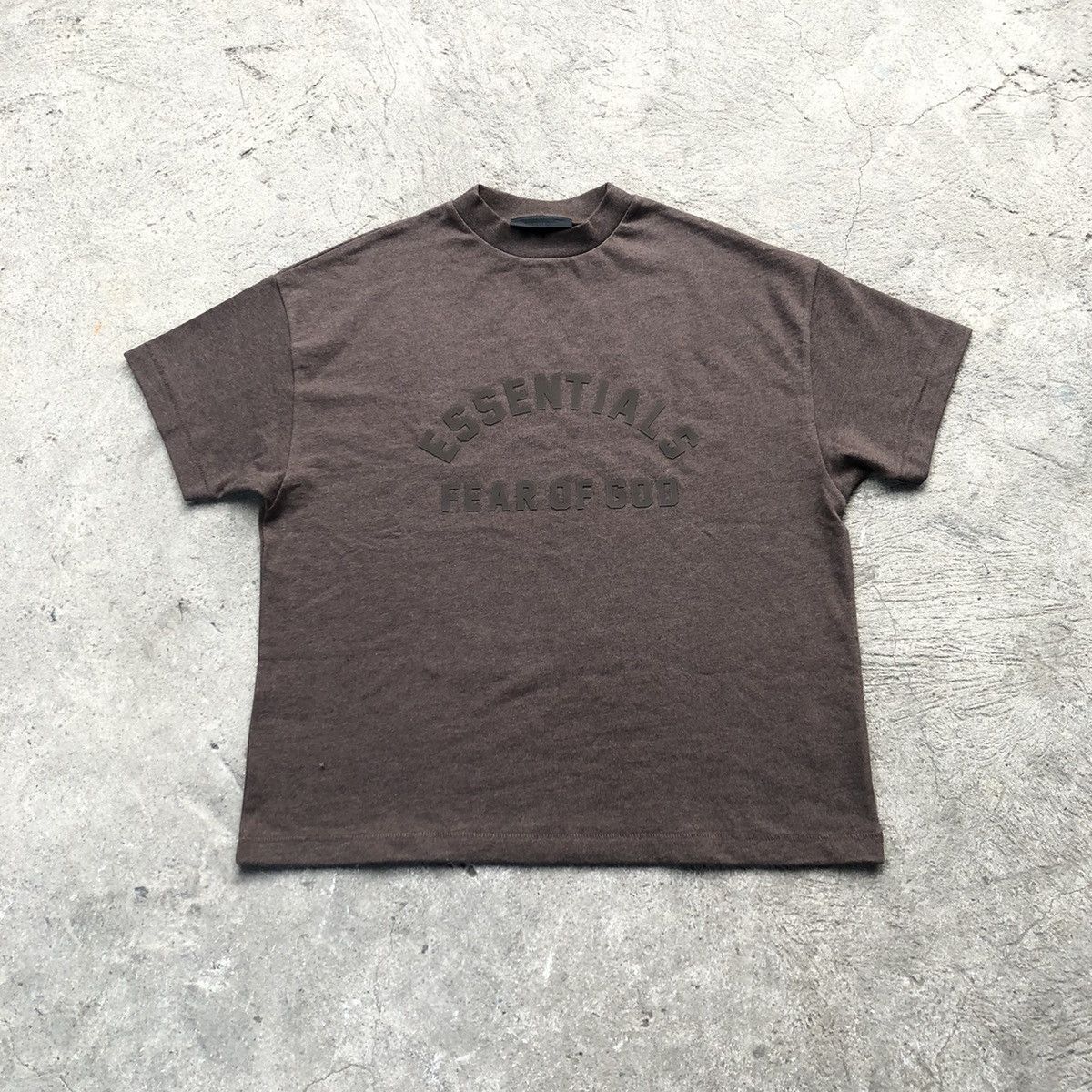 Essentials × Fear of God Fear of God Essentials Heavy S/S “Heather Wood” Tee Size US XXS / EU 40 - 1 Thumbnail
