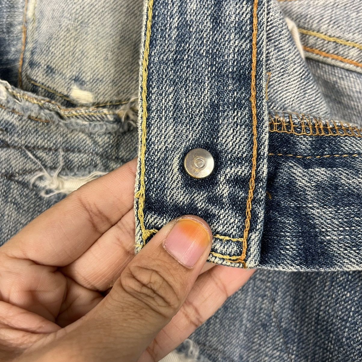 Sophnet. Vintage Sophnet Sashiko Distressed Motive Denim Jeans Size US 32 / EU 48 - 11 Thumbnail