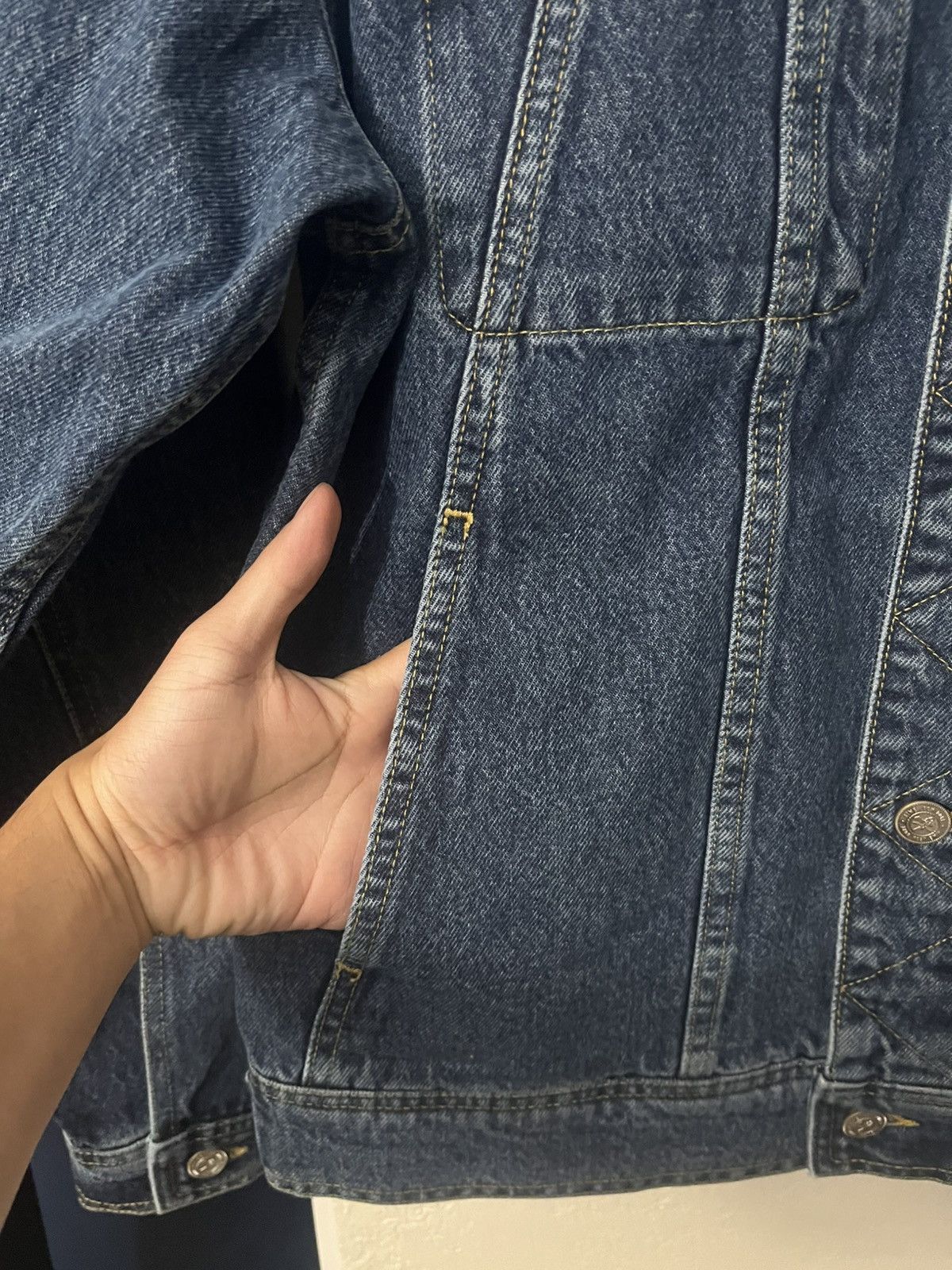 Aime Leon Dore Aime Leon Dore Denim Trucker Jacket Wash Blue Small ALD Size US S / EU 44-46 / 1 - 2 Thumbnail
