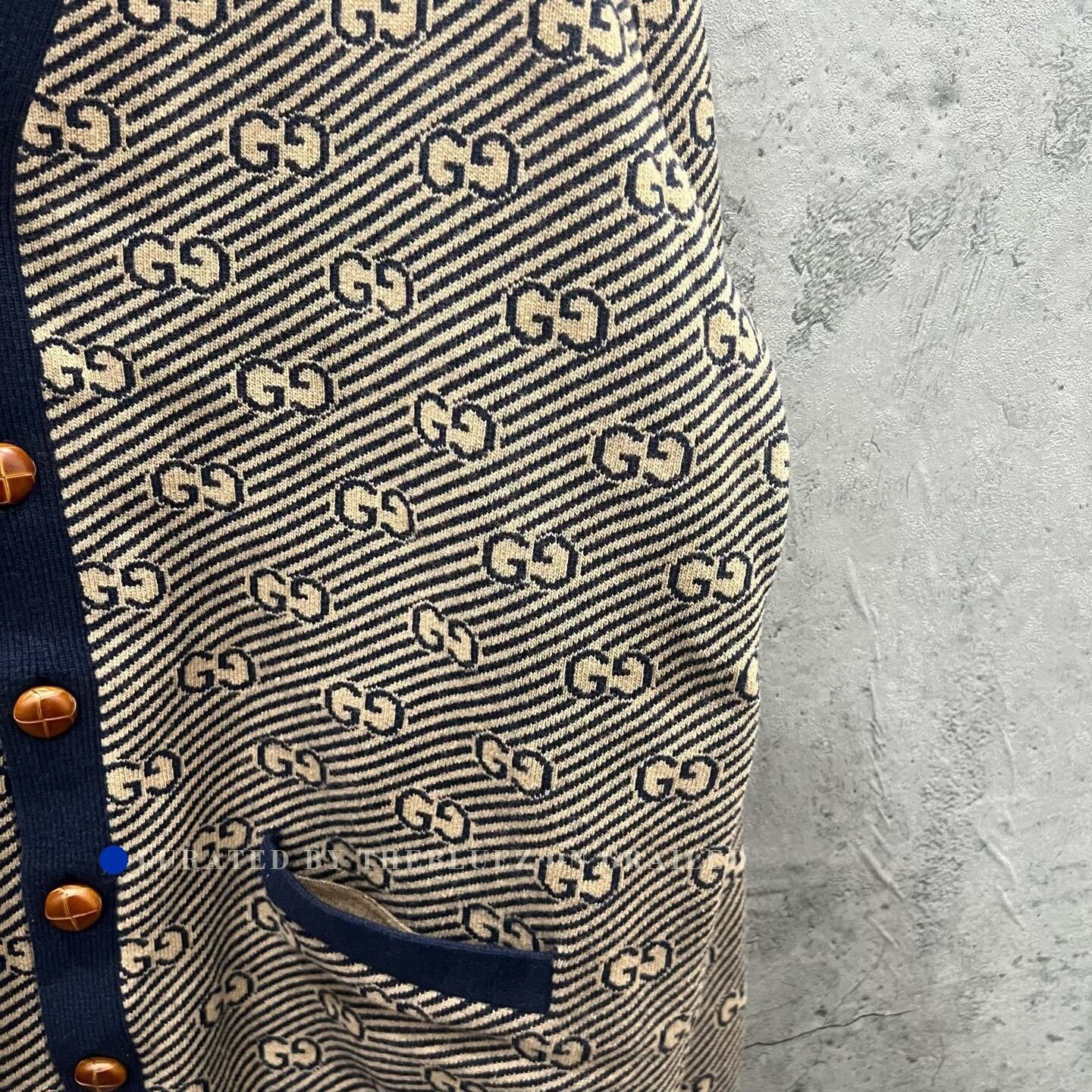 Gucci Gucci Ebony Button Full Print Wool Cardigan Size US XL / EU 56 / 4 - 3 Thumbnail