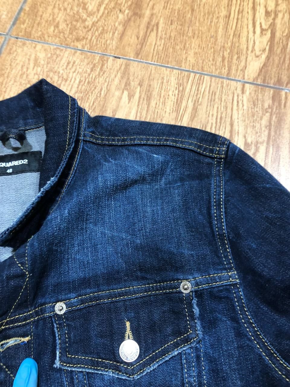 Dsquared2 DSquared2 Logo Denim Men's Jacket Trucker Size US M / EU 48-50 / 2 - 16 Thumbnail