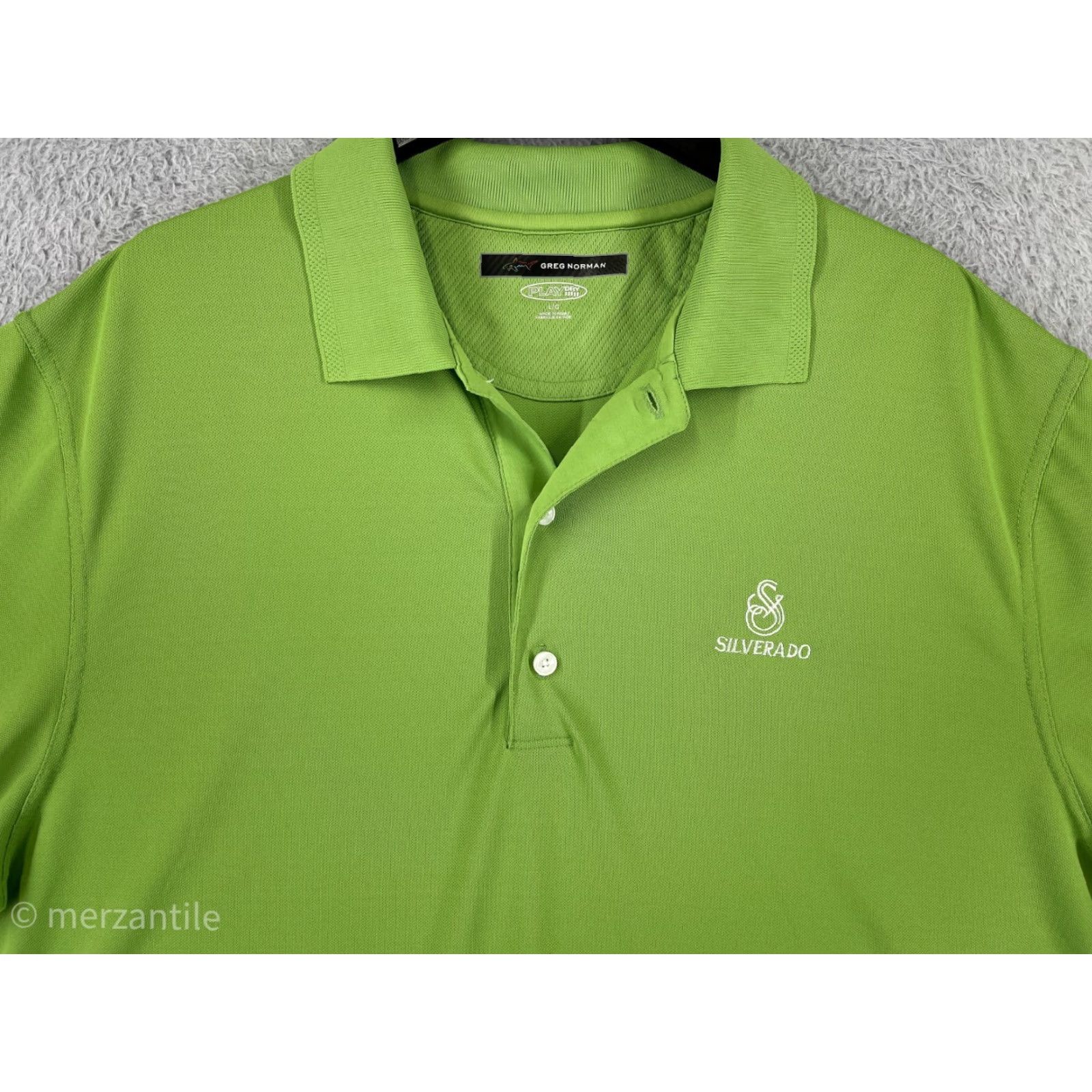 Vintage VINTAGE Greg Norman Polo Shirt Mens Large Green Short Sleeve Polo Shirt Golf Shirt - Auto-Generated title cannot include new information. Size US L / EU 52-54 / 3 - 5 Thumbnail