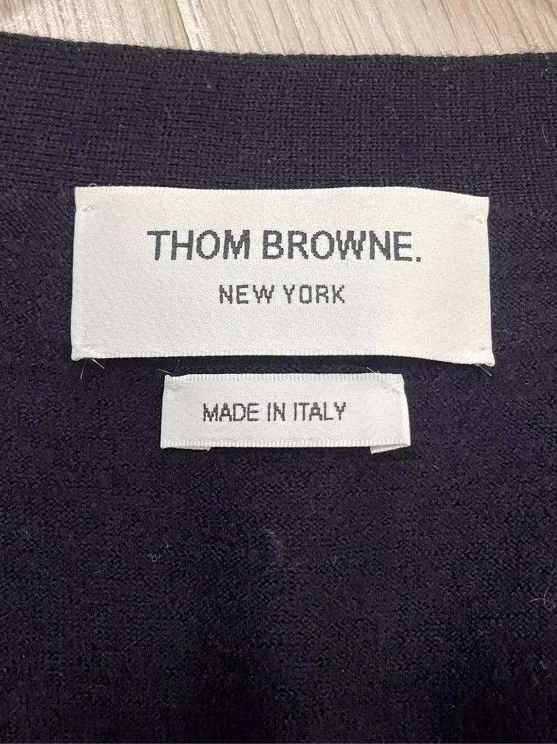 Thom Browne Thom Browne size2 Blue wool sweater Size US M / EU 48-50 / 2 - 5 Thumbnail
