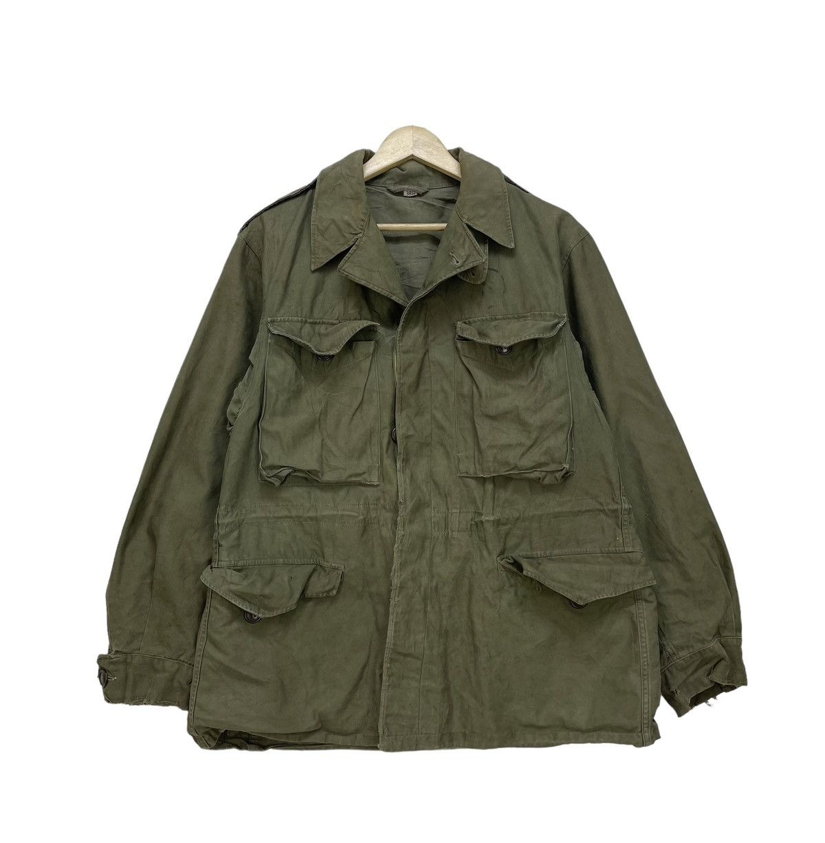 Vintage 💥True Vintage Distressed Us Army Field Jacket 1943 Size US M / EU 48-50 / 2 - 1 Thumbnail