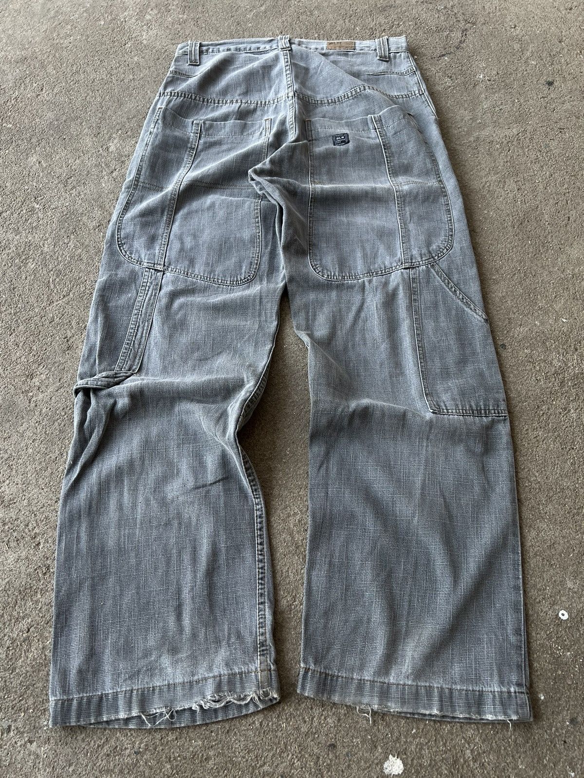 Japanese Brand FADED Y2K BLN BAGGY WIDE POCKET PANTS Size US 31 - 1 Thumbnail