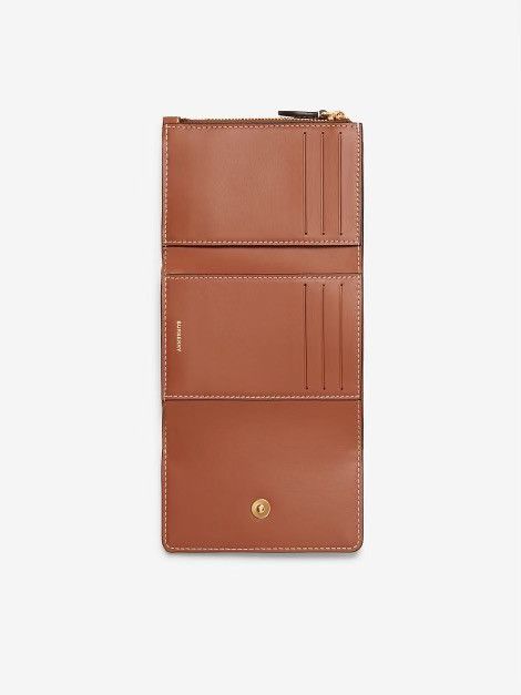 Burberry Burberry Check and Leather Small Folding Wallet Size ONE SIZE - 2 Thumbnail