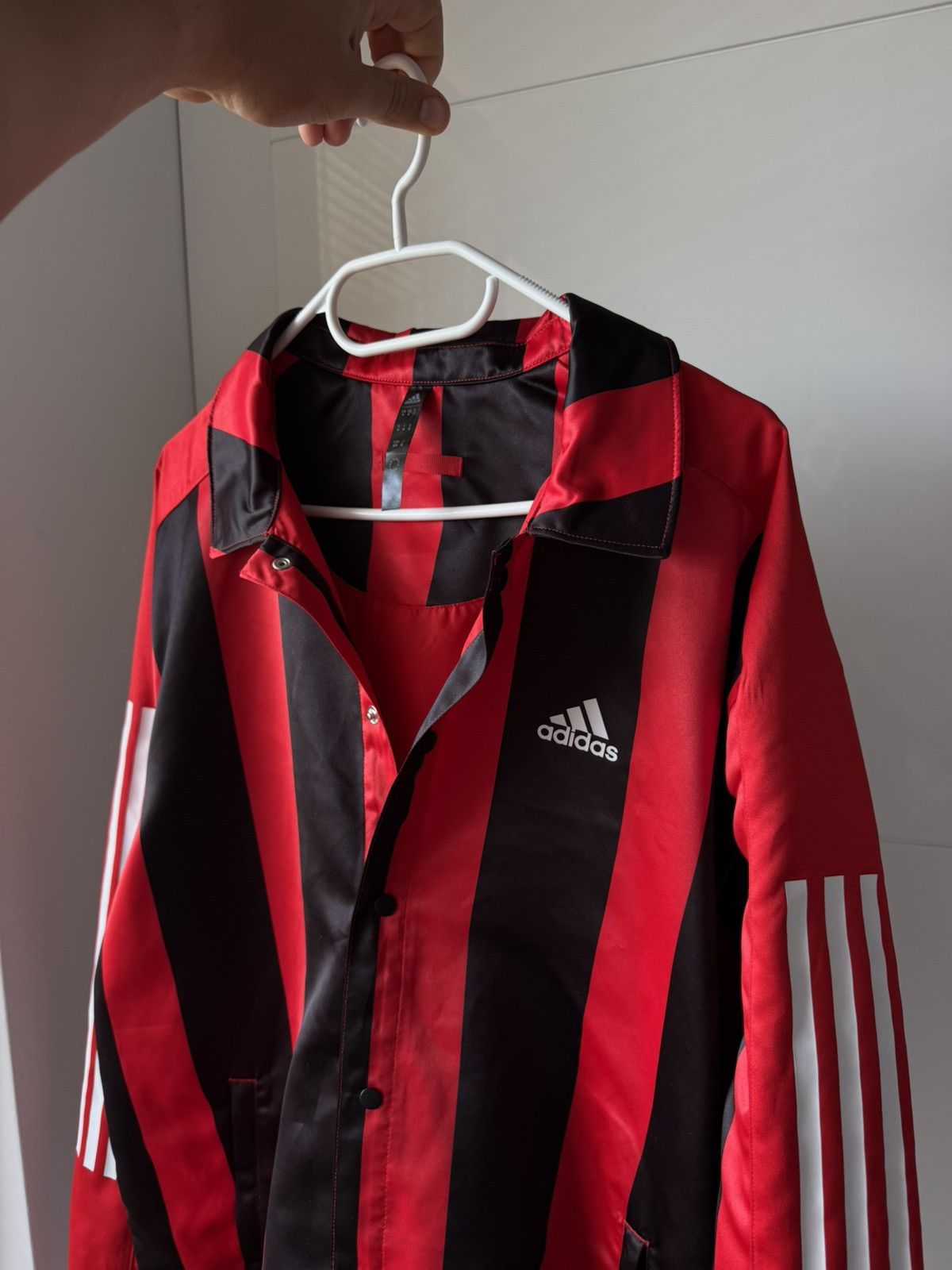 Adidas Adidas England Black Red Sportswear Coach Jacket Size US M / EU 48-50 / 2 - 10 Thumbnail