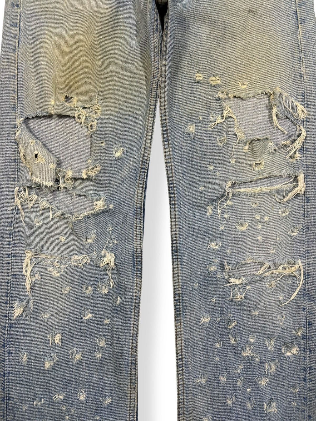 Levi's Vintage 90s Levis 501 Rusty Mud Wash Distressed Grunge Jeans Size US 31 - 5 Thumbnail