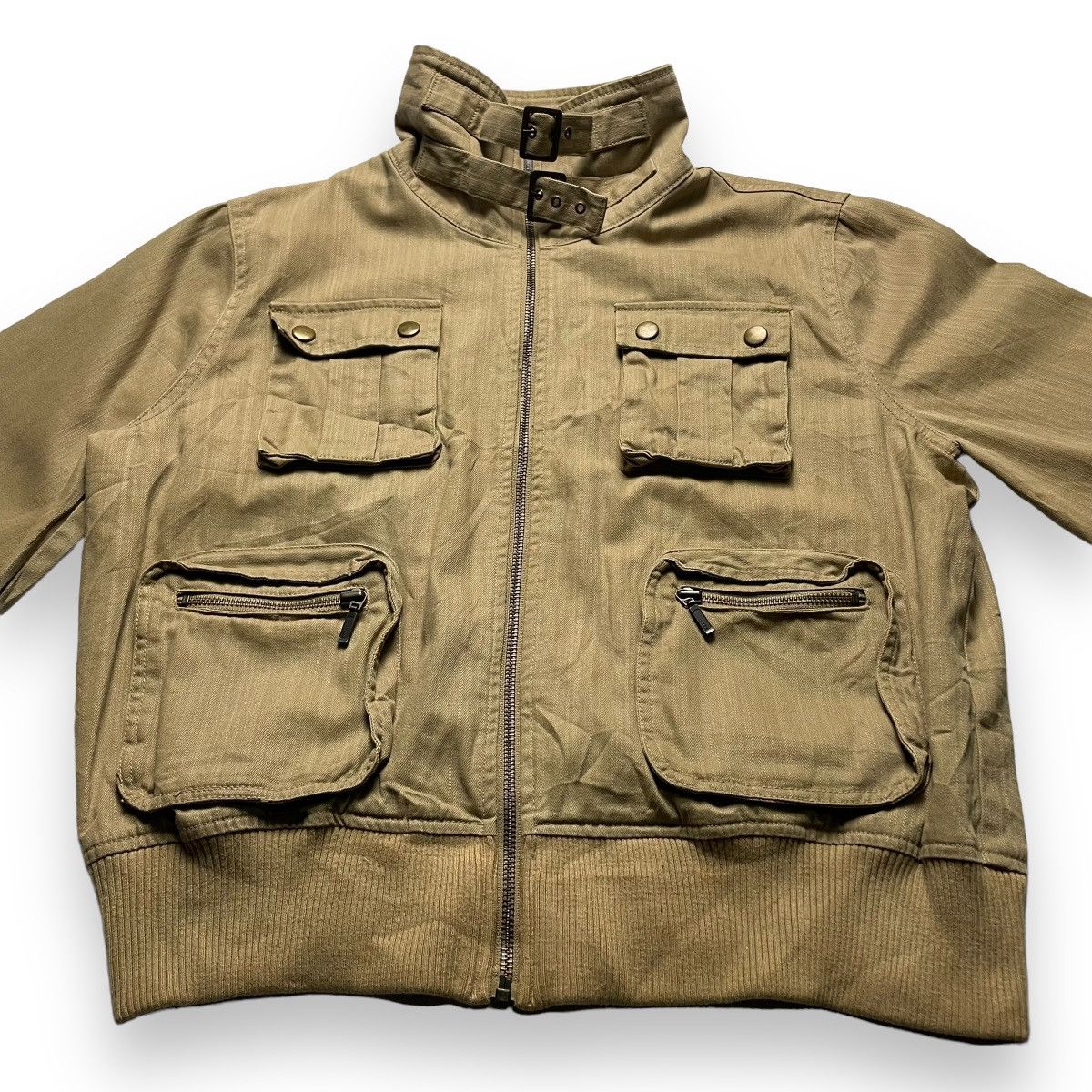 Le Grande Bleu (L.G.B.) 🇯🇵 SHINE SHINE BONDAGE 3D MULTIPOCKET UTILITY JACKET Size US M / EU 48-50 / 2 - 3 Thumbnail