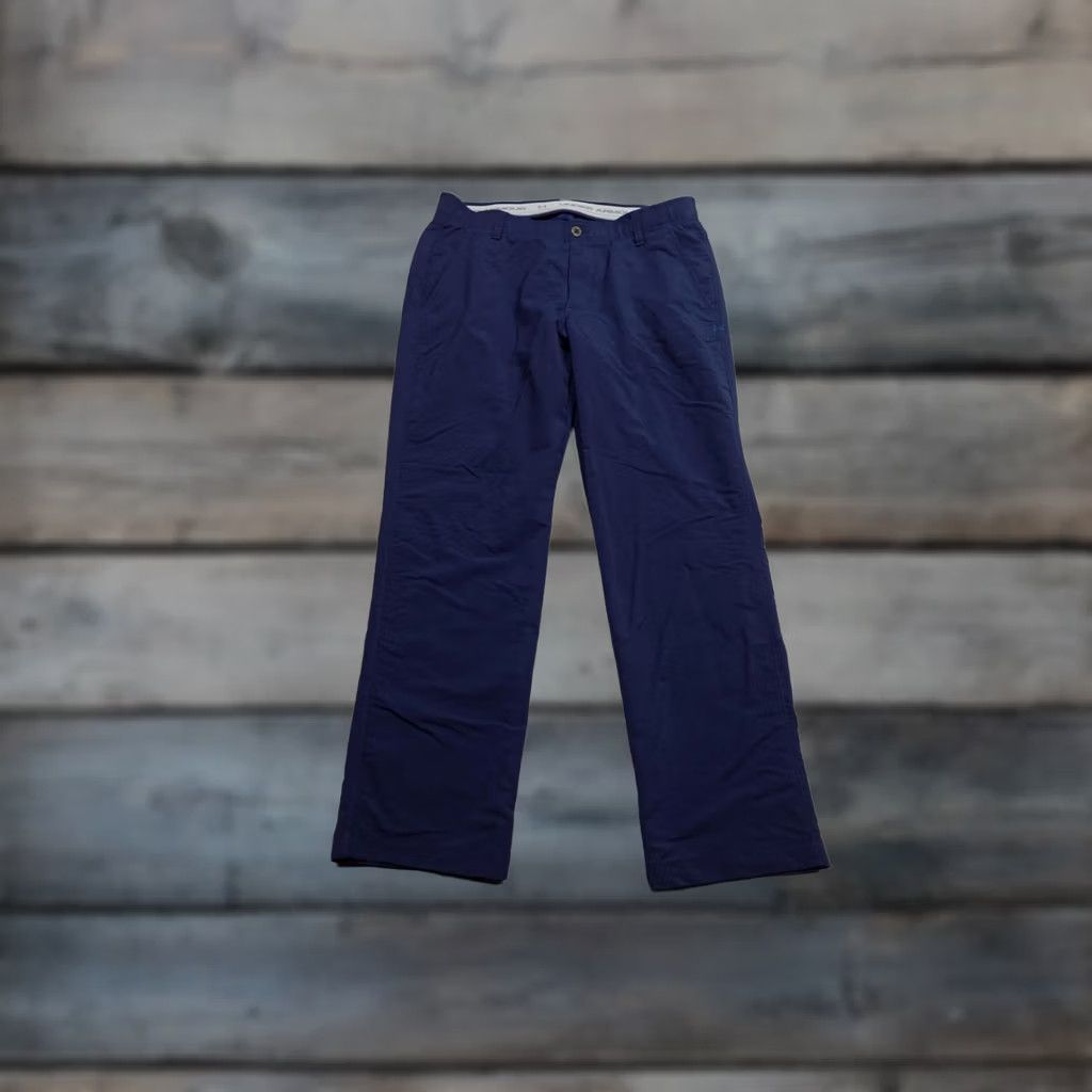 Under Armour Under Armour Golf Pants Mens 36x30 Blue Regular Fit Chino Stretch Microfiber Pants Size US 36 / EU 52 - 1 Thumbnail