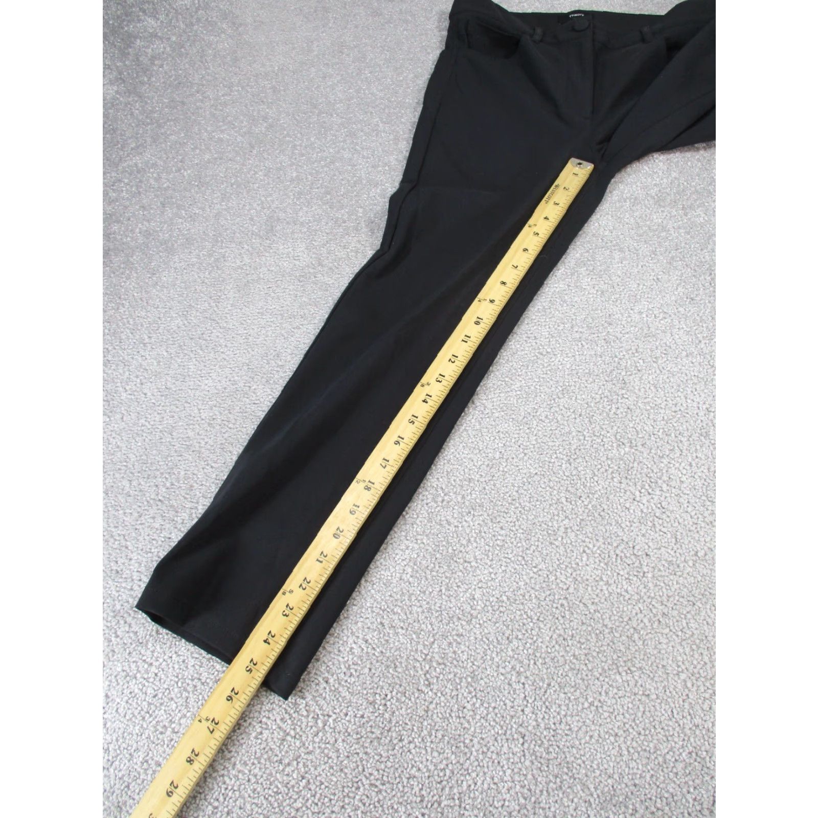 Theory THEORY Womens Pants 2 Five Pocket Treeca K Black Slim Fit Dress Pants Size 26" / US 2 / IT 38 - 4 Thumbnail