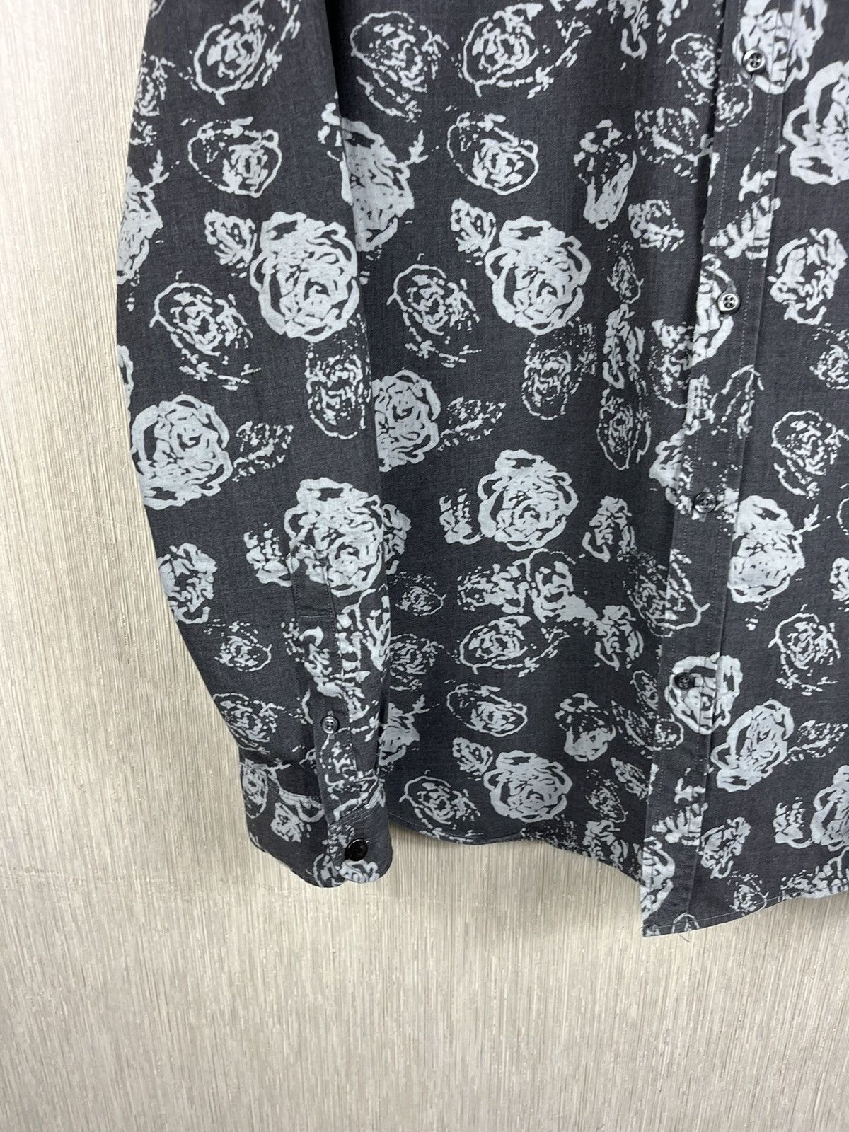 Diesel × Vintage Vintage archive Diesel Industries roses full print y2k shirt Size US L / EU 52-54 / 3 - 9 Thumbnail