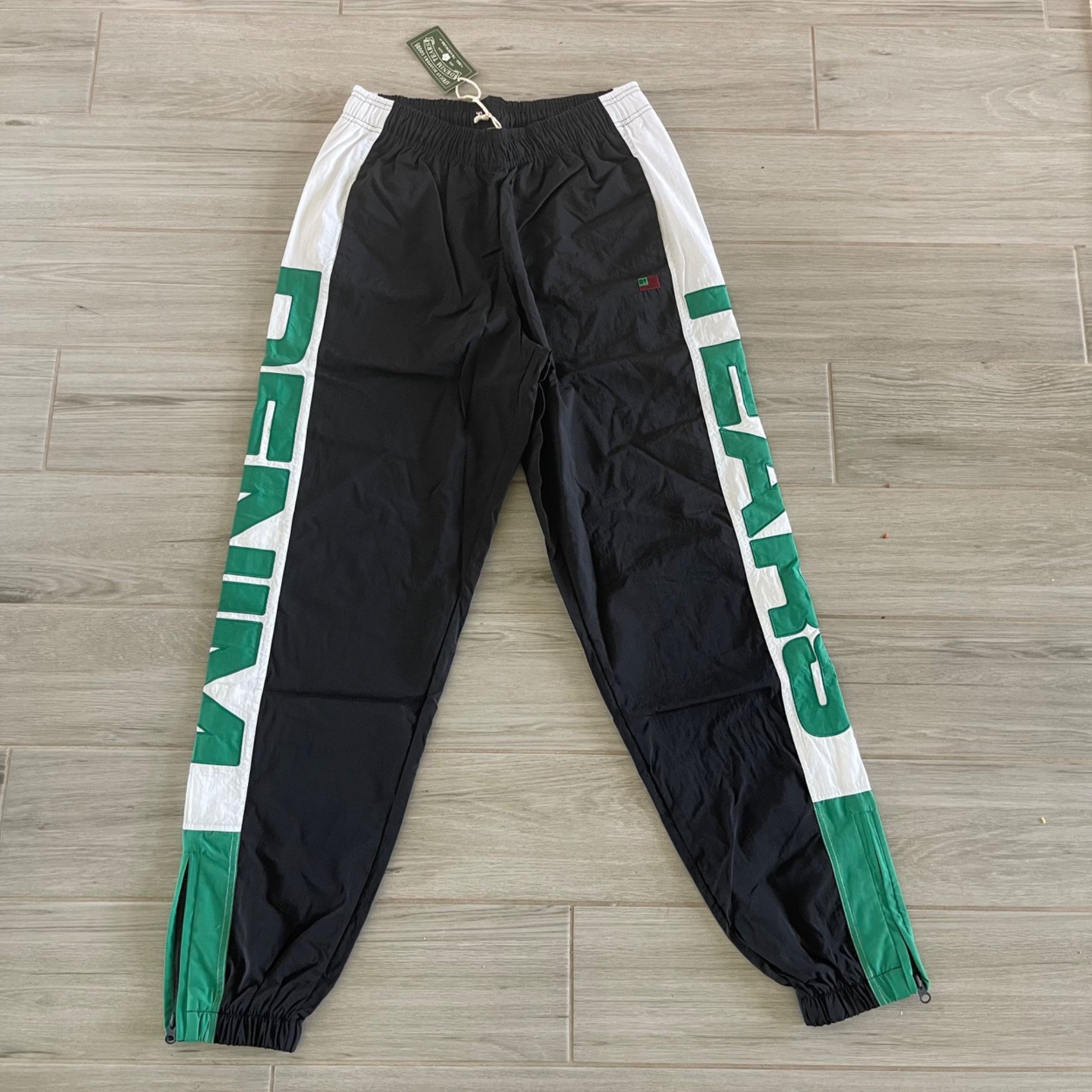 DENIM TEARS NWT DENIM TEARS DT SPORT TRACK PANTS SZ SMALL Size US 30 / EU 46 - 1 Thumbnail