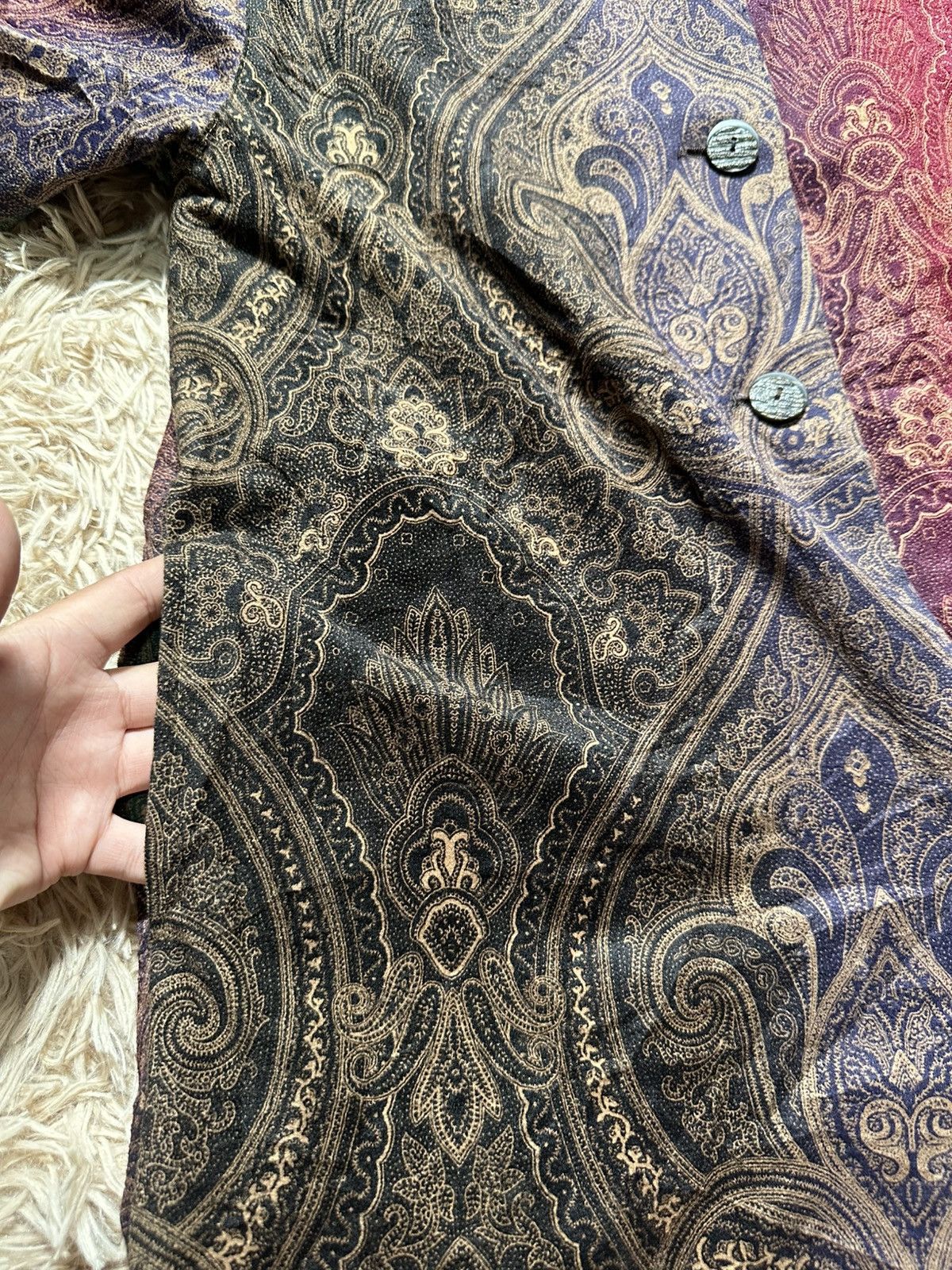 Japanese Brand Bern Paisley Pattern Size L / US 10 / IT 46 - 6 Thumbnail