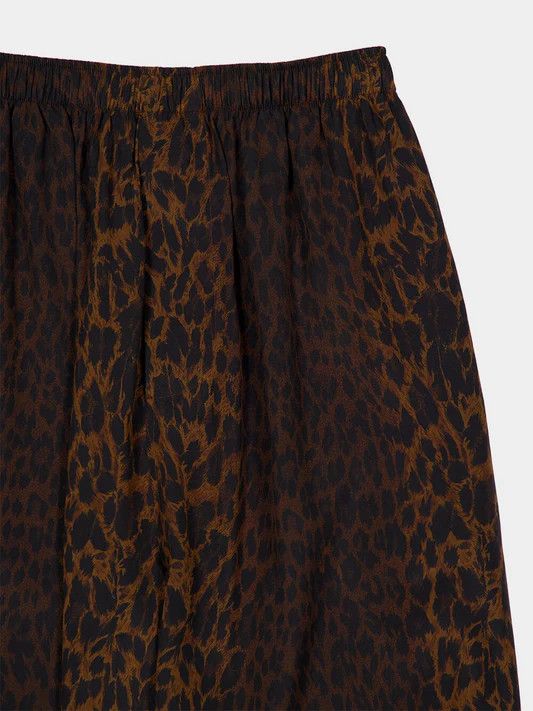 Balenciaga o1tr1nto0526 Pyjama Pants in Leopard Size 25" / US 0 / IT 36 - 3 Thumbnail