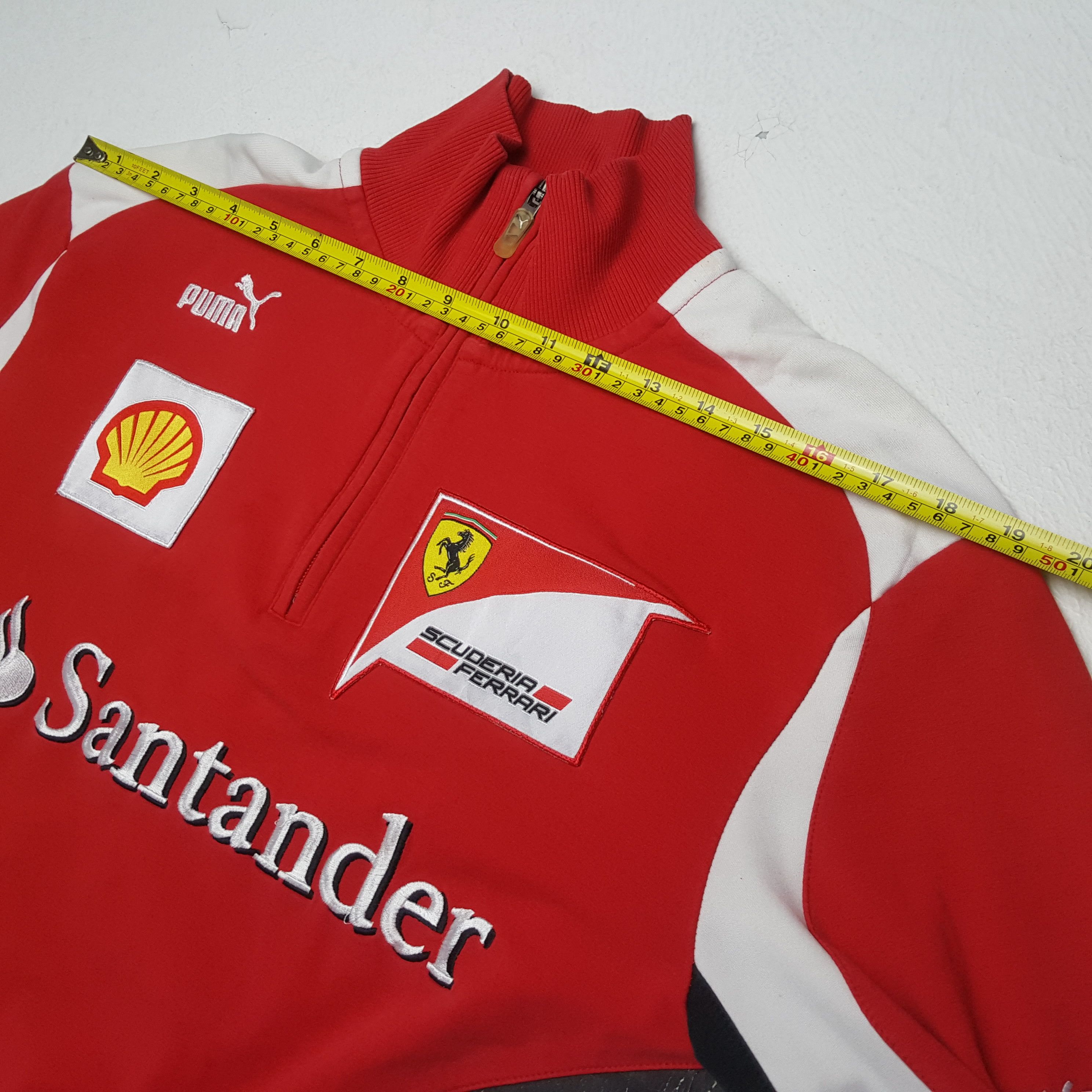 Ferrari × Puma × Vintage PUMA FERRARI SHELL Motorsports Half Zipper Sweatshirt Size US M / EU 48-50 / 2 - 5 Thumbnail