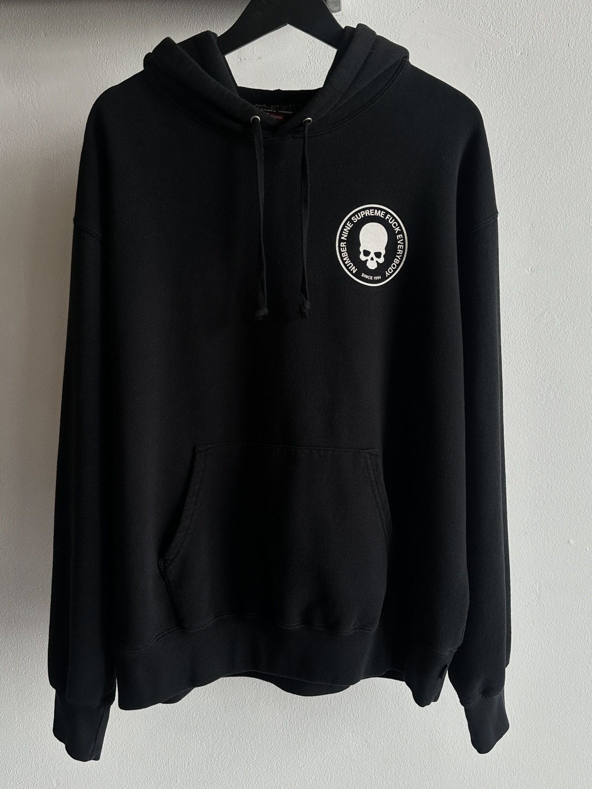 Supreme Supreme x Number (N)ine FW25 F* Everybody Hooded Sweatshirt Size US L / EU 52-54 / 3 - 2 Thumbnail