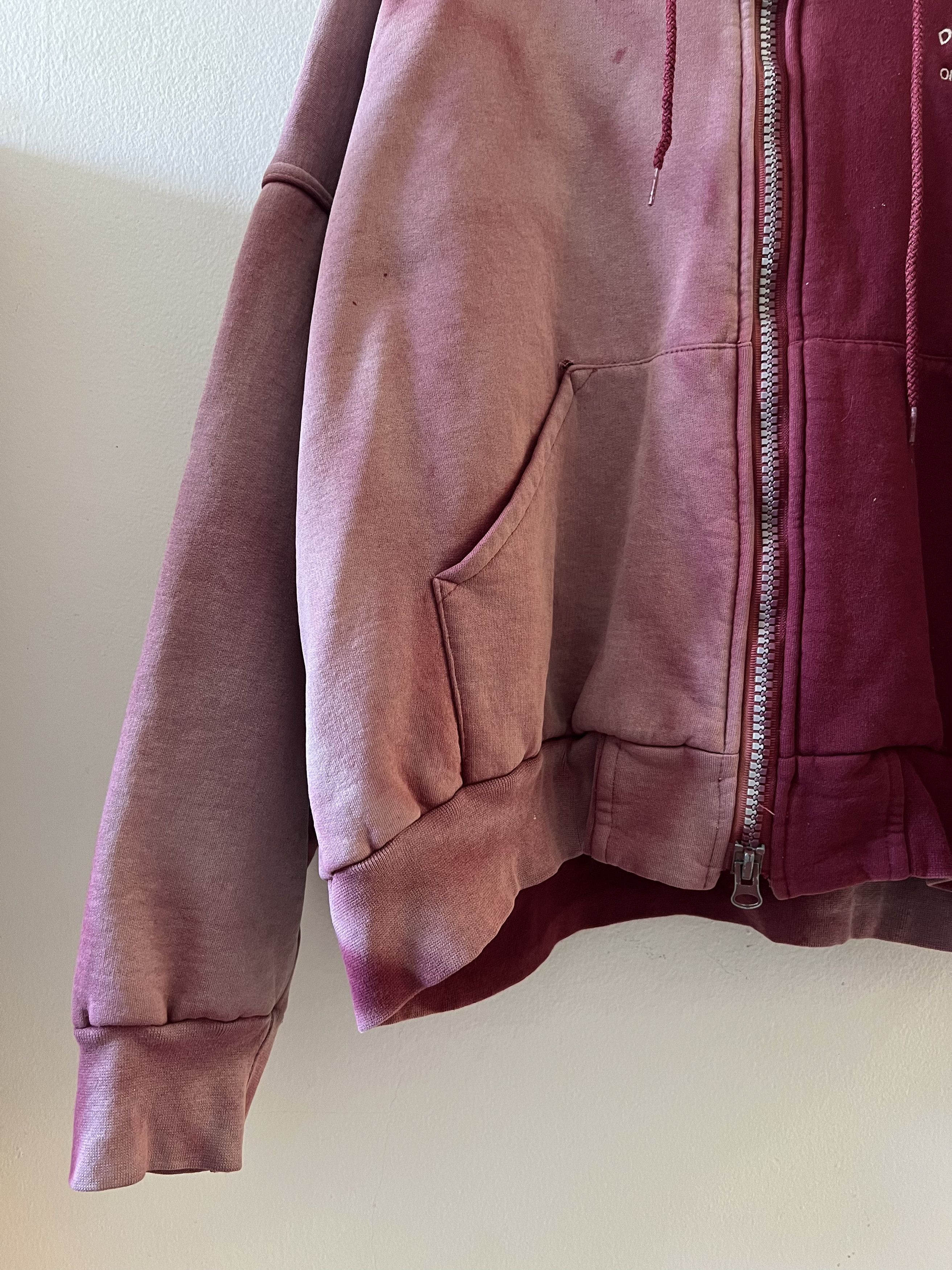 Vintage THERMAL LINED FADED VINTAGE HOODIE DISTRESSED GRUNGE Size US XL / EU 56 / 4 - 6 Thumbnail