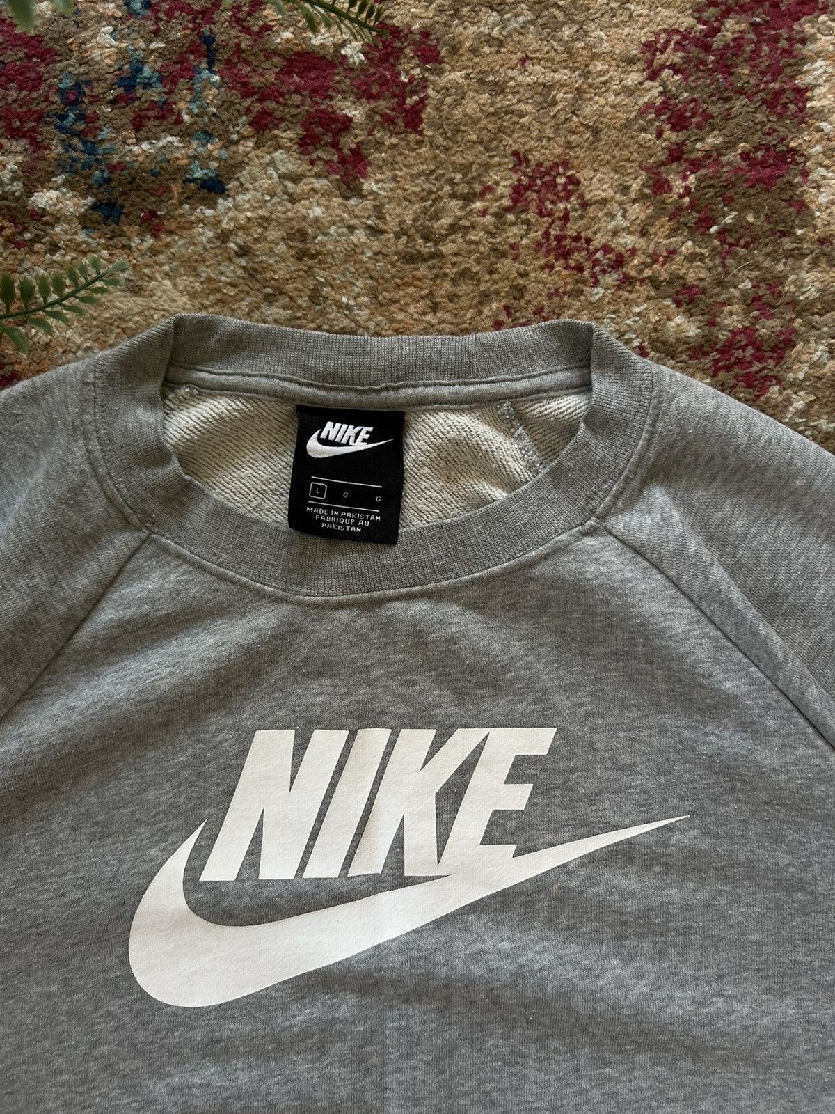 Nike × Vintage 🔭 90’s NIKE BIG SWOOSH LOGO CREWNECK Size US S / EU 44-46 / 1 - 2 Thumbnail