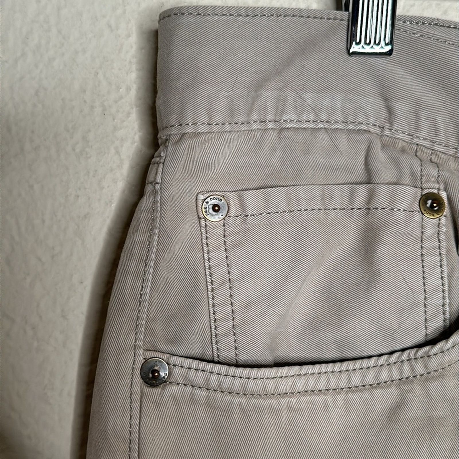 Rag & Bone Rag & Bone Standard Issue Fit 2 Slim Leg Pants Stone Size 36 Size US 36 / EU 52 - 6 Thumbnail