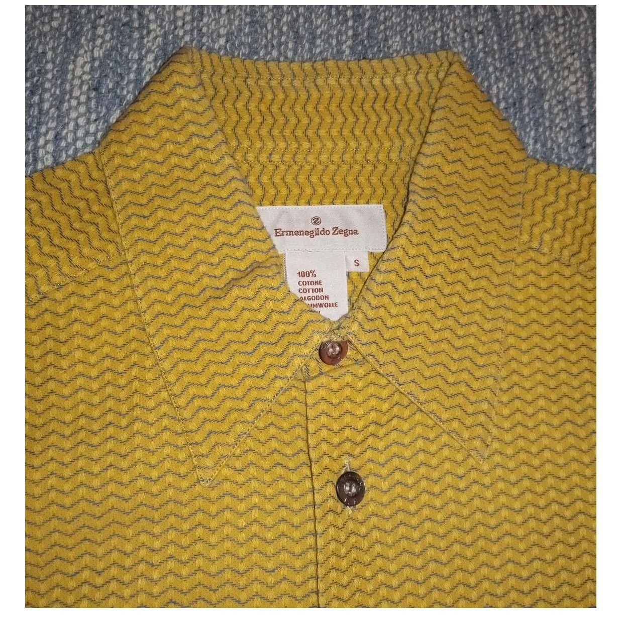 Vintage Men's Zenga Oversize dress Shirt Sz S